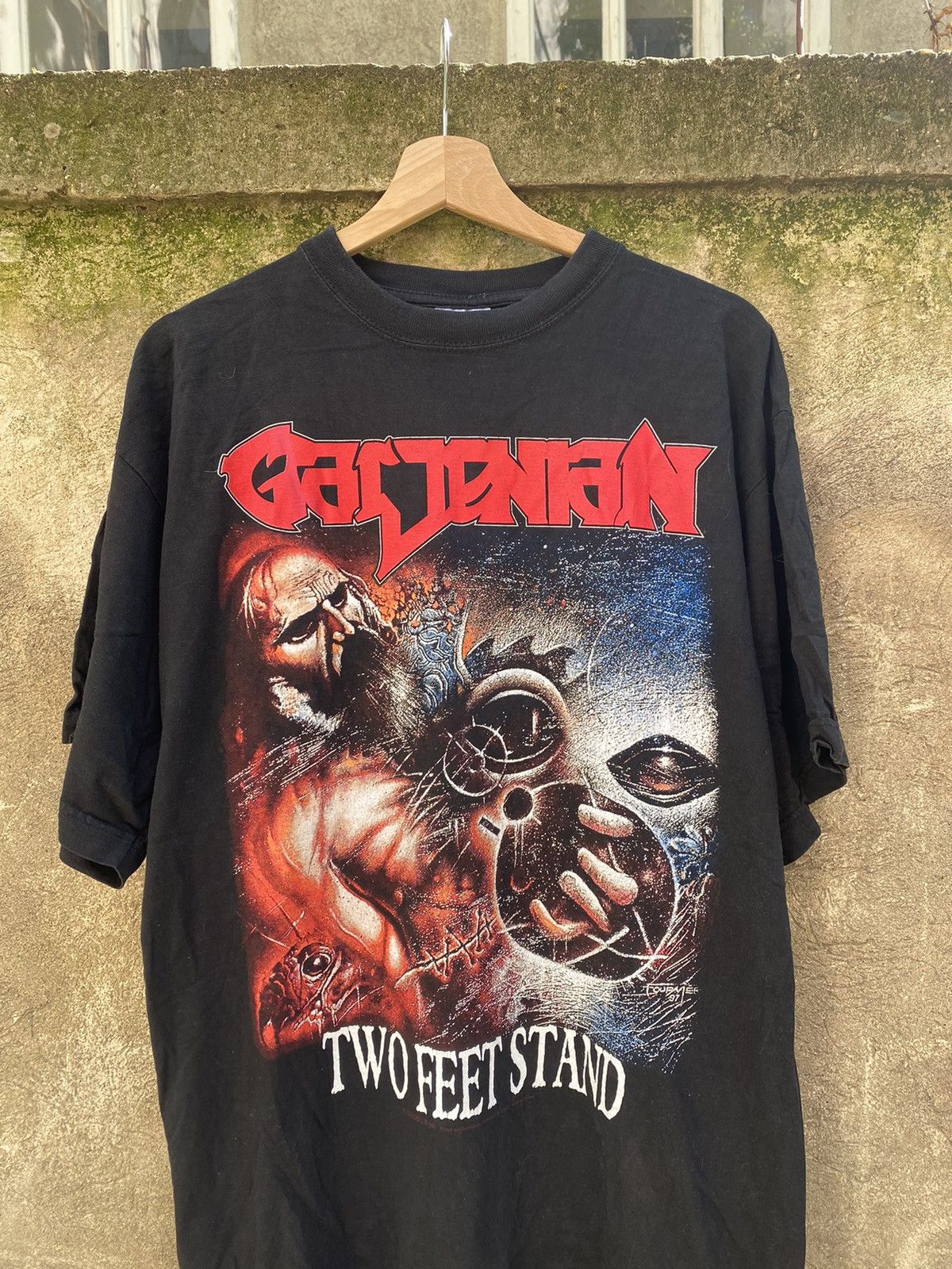Band Tees × Vintage Vintage 1997 Gardenian Two Feet Stand Rock T-Shirt Size US XL / EU 56 / 4 - 3 Thumbnail