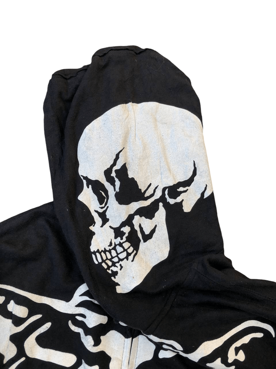 Japanese Brand × Vintage Japanese Brand Tokyo Punk Skeleton Zipper Hoodie Size US M / EU 48-50 / 2 - 2 Thumbnail