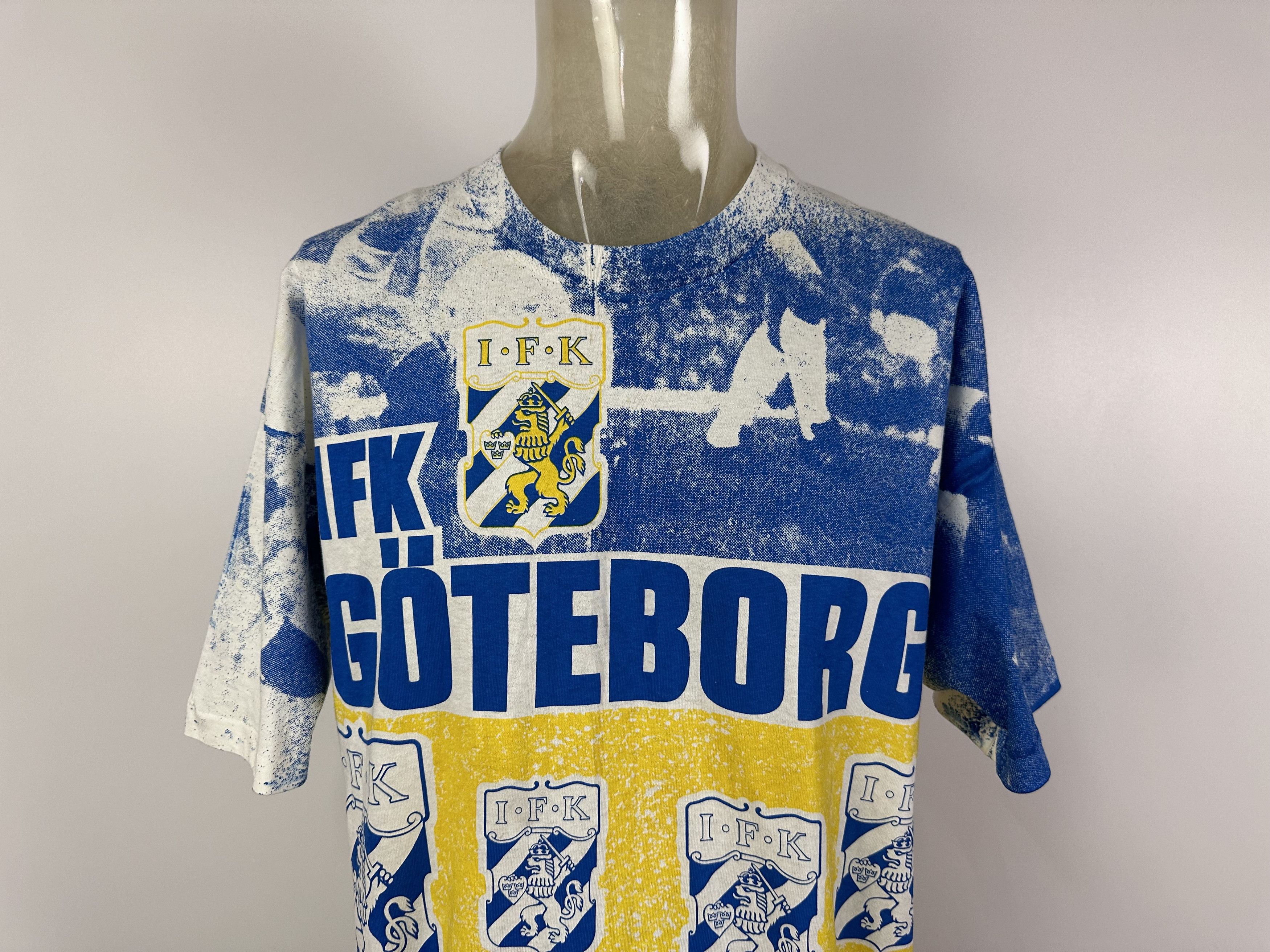 Vintage IFK Goteborg Vintage Screen Stars Retro Football Fan Shirt Size US XXL / EU 58 / 5 - 2 Thumbnail