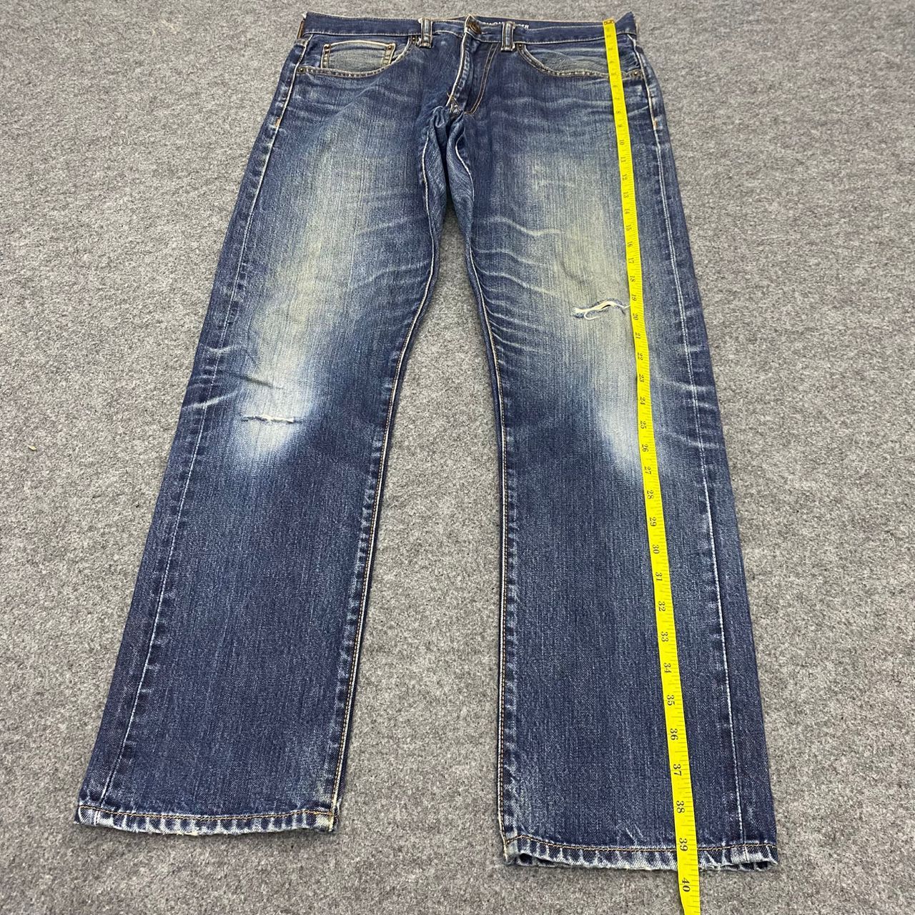 Gap 💥Best Offer💥Vintage Gap Selvegde Redline Distressed Denim Size US 34 / EU 50 - 9 Thumbnail