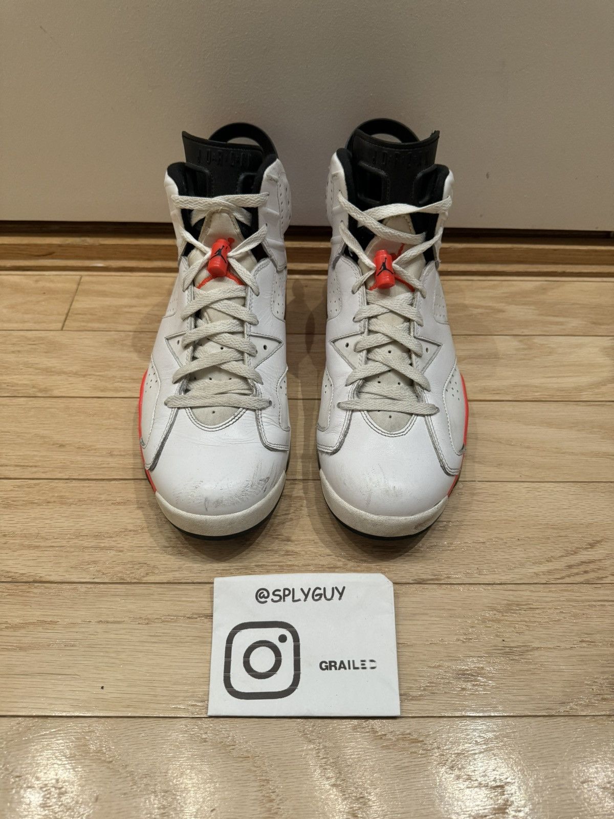 Jordan Brand × Nike Jordan 6 Infared White (2014) sz 10 Size US 10 / EU 43 - 8 Thumbnail