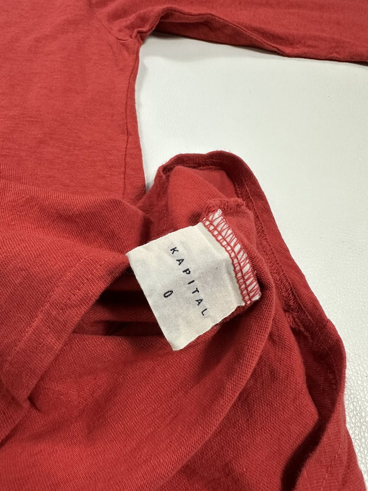 Japanese Brand × Kapital Rare!!! Kapital Asymmetric Punk Style Tshirt 3/4 sleeve Size M / US 6-8 / IT 42-44 - 9 Thumbnail