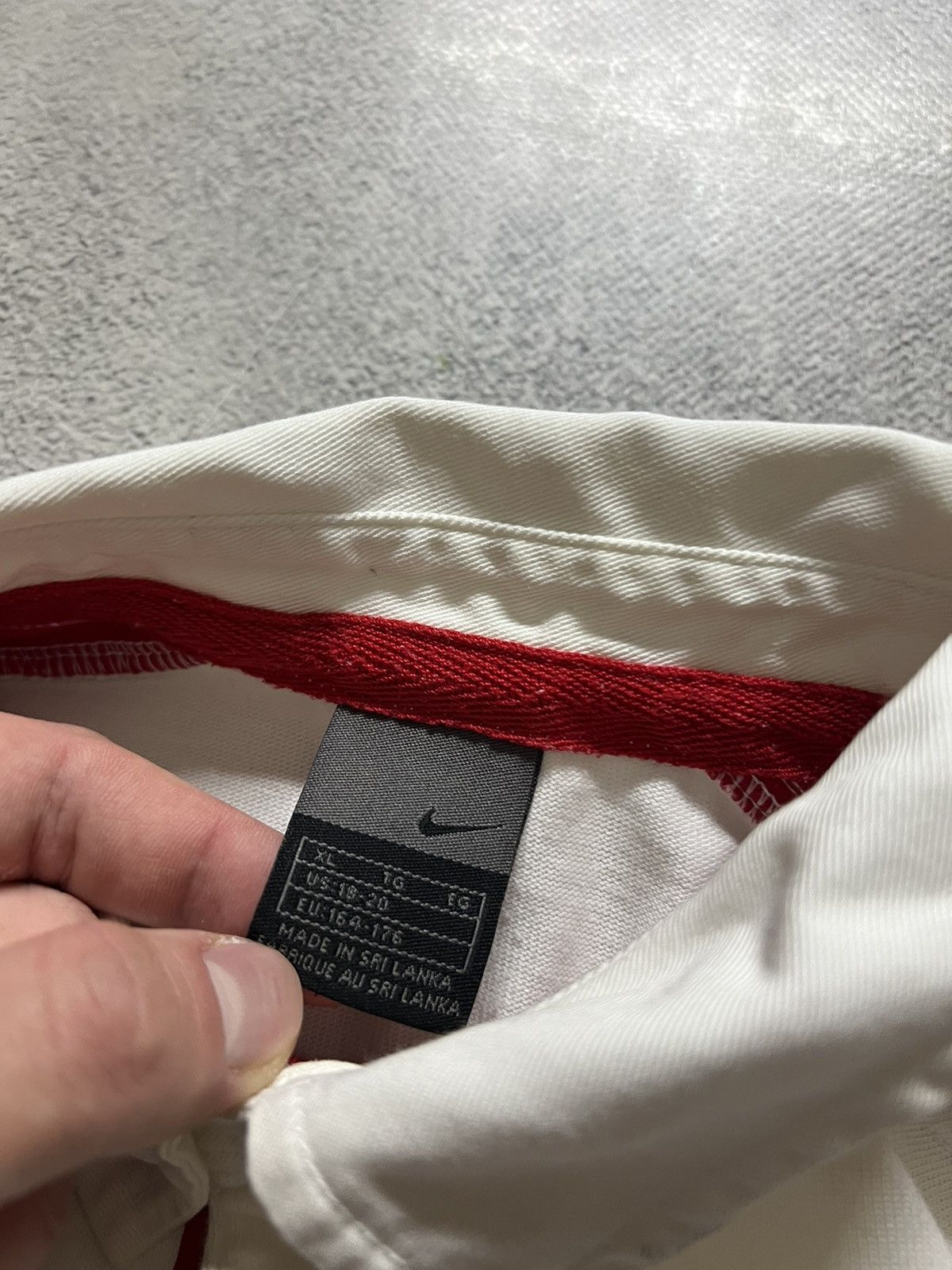 Nike × Vintage Vintage Blokecore Nike England 02 Rugby Longsleeve Polo Size US XS / EU 42 / 0 - 8 Thumbnail