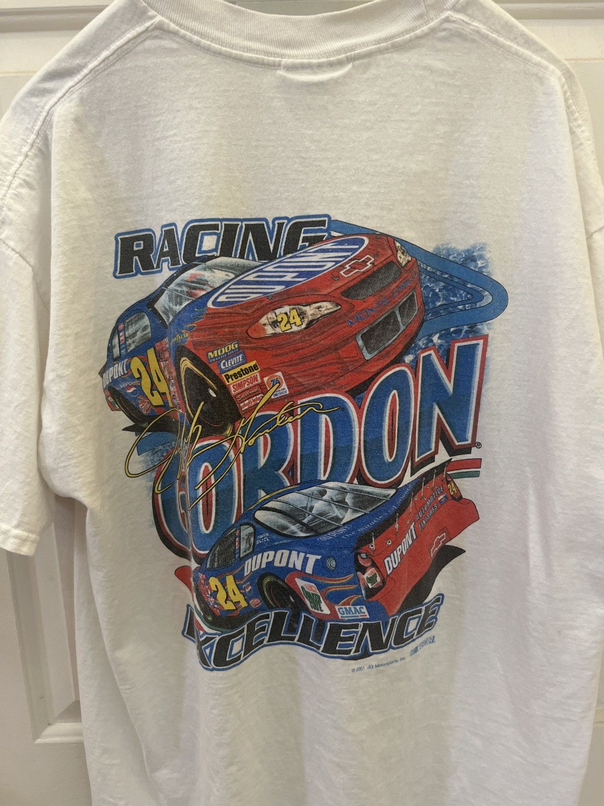 NASCAR × Vintage Jeff Gordon 2001 racing tee Size US XL / EU 56 / 4 - 1 Thumbnail