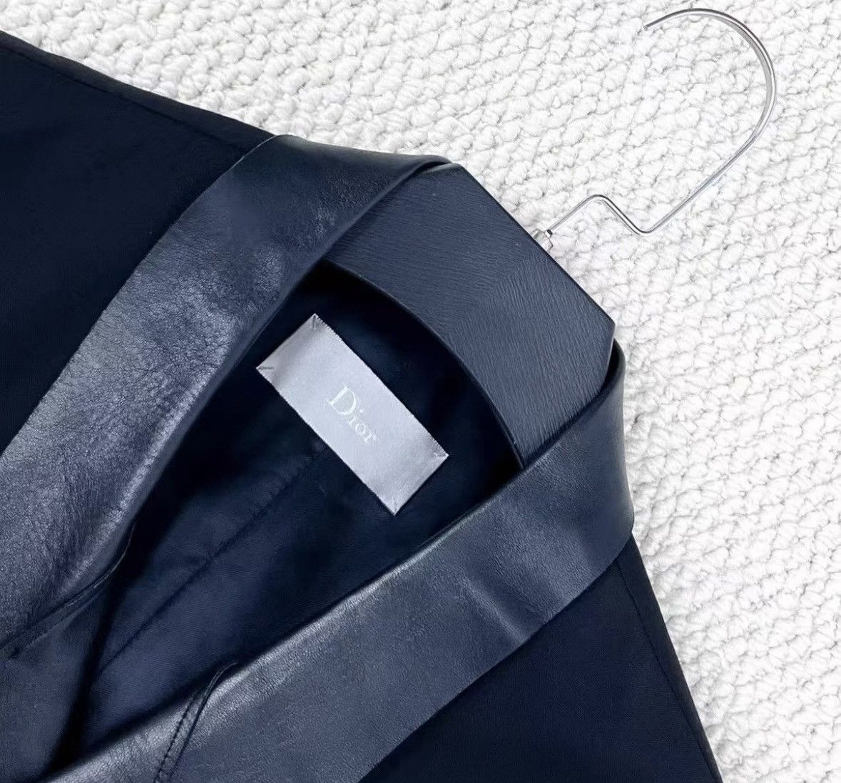 Dior Dior Black Wool and Leather Vest-2506 Size US S / EU 44-46 / 1 - 3 Thumbnail