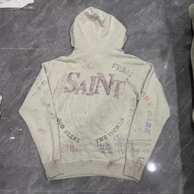 Saint Michael Saint Michael Out of print God graffiti painting washed ol Size US M / EU 48-50 / 2 - 2 Thumbnail