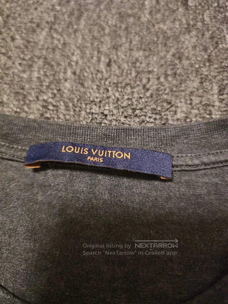 Louis Vuitton Louis Vuitton Dark Gray Short Sleeve T. Size US L / EU 52-54 / 3 - 3 Thumbnail