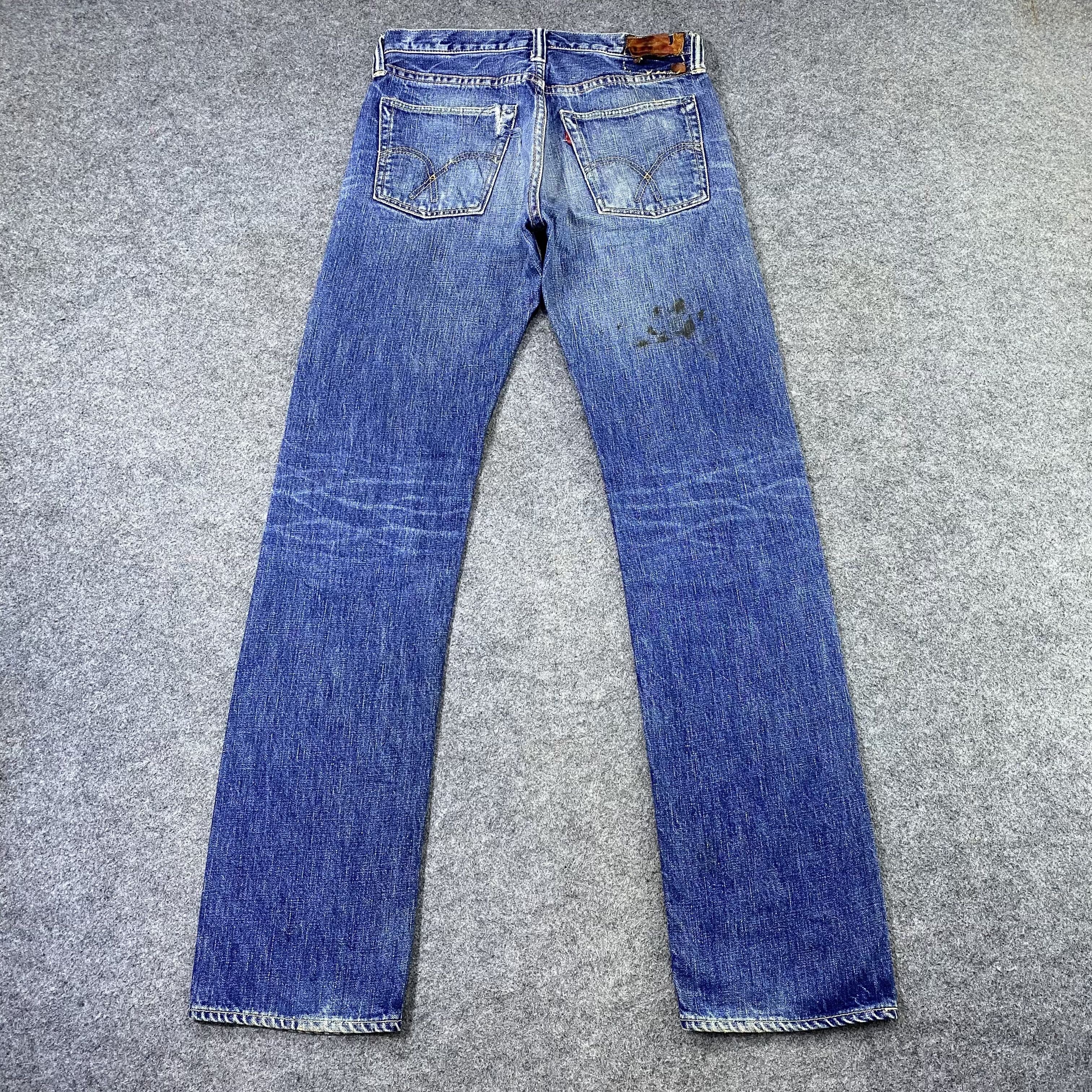 Full Count & Co. × Japanese Brand × Vintage Vintage Full Count & Co. Fly Button Blue Wash Jeans-J1167 Size US 29 - 4 Thumbnail