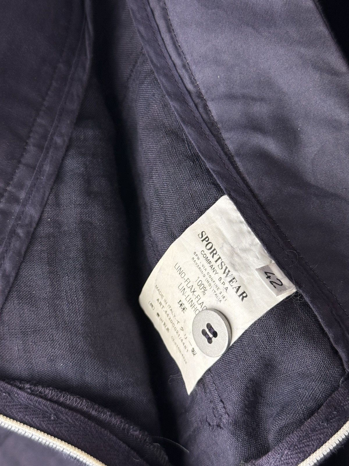 C.P. Company C.P. Company Linen Midi Pockets Skirt Size 28" / US 6 / IT 42 - 3 Thumbnail