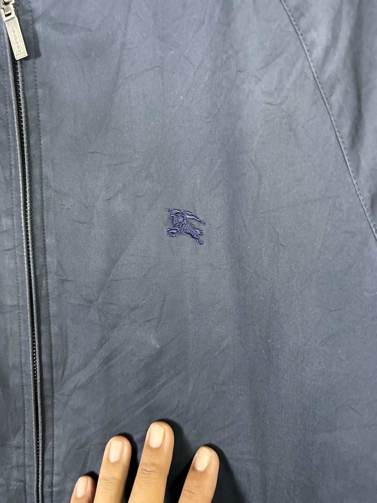 🔥Burberry London Sun Faded Zipper Herrington Jacket
