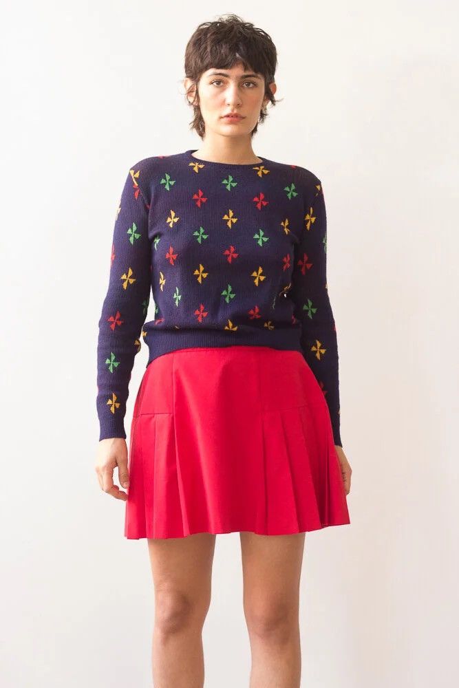 Givenchy 1970s Vintage Givenchy Nouvelle Boutique Pinwheel rare Size S / US 4 / IT 40 - 10 Thumbnail