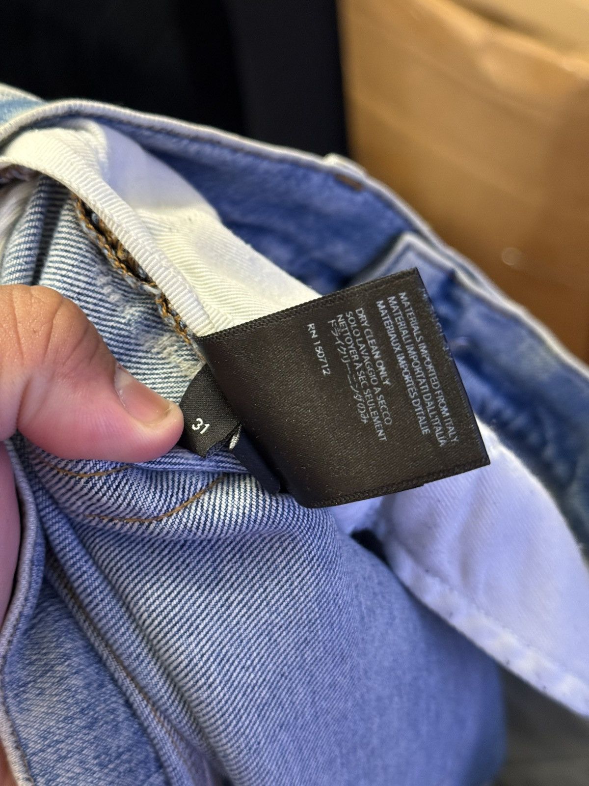 Amiri Amiri Playboi Blue Mx1 Jeans Size 31 Size US 31 - 13 Thumbnail