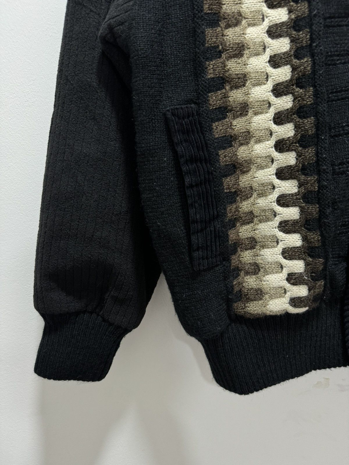 Vintage DESIGNER ITALIAN ARNALDO BASSINI KNIT BUTTON UP JACKET Size US M / EU 48-50 / 2 - 7 Thumbnail