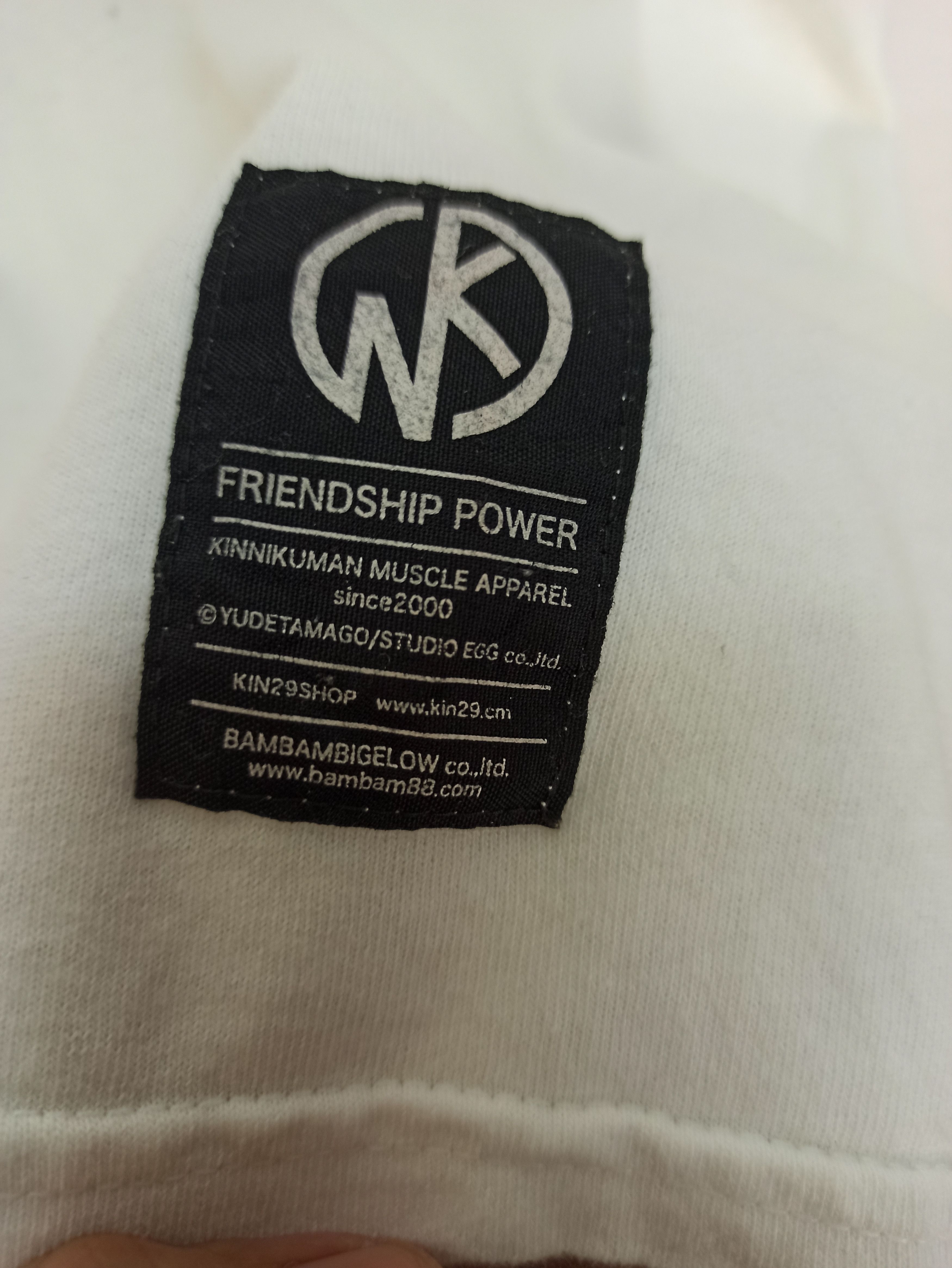 Anime RARE KINNIKUMAN MUSCLE APPAREL TSHIRT Size US L / EU 52-54 / 3 - 11 Thumbnail