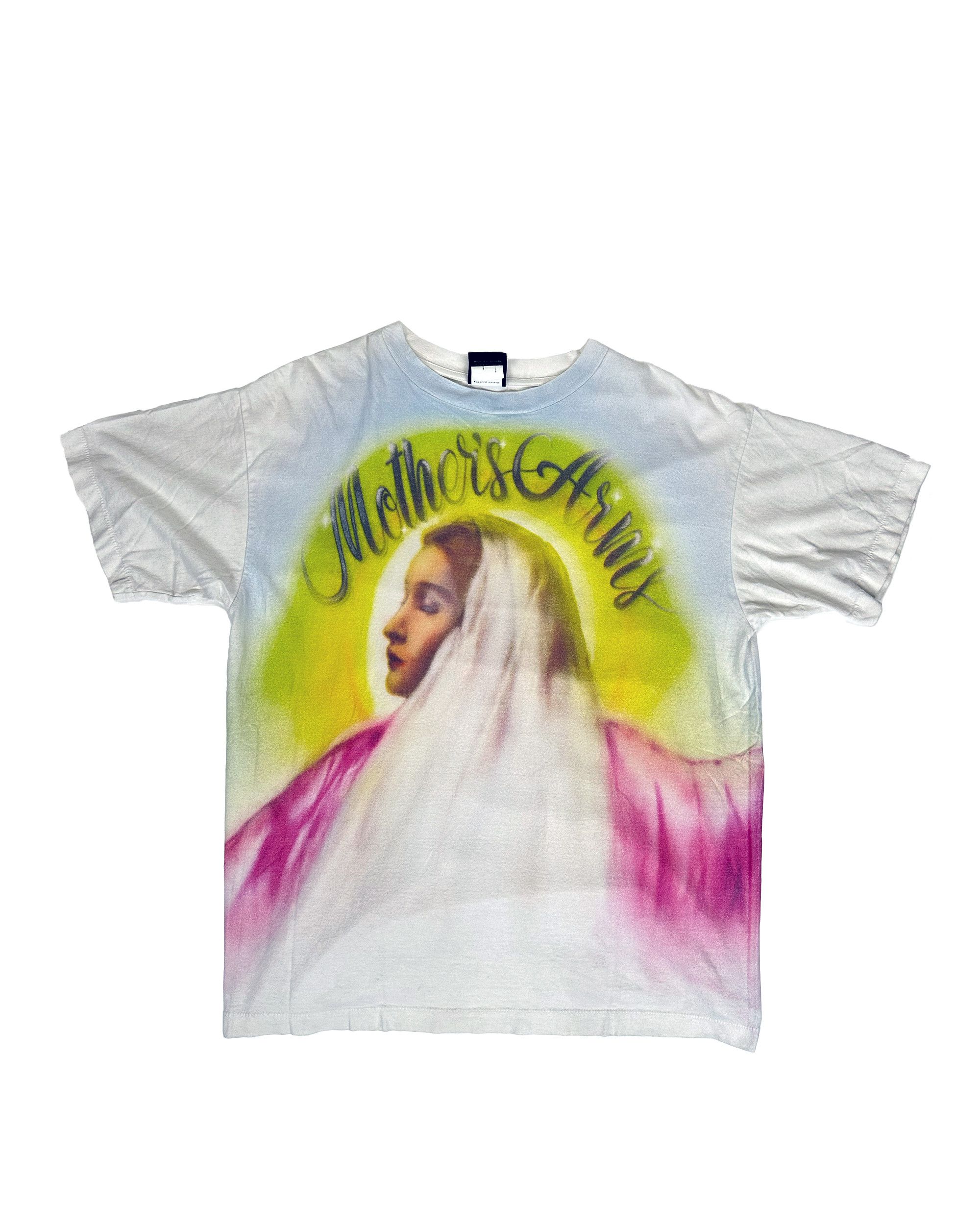 READYMADE RARE SAINT MICHAEL READYMADE MOTHER ARMS “HUG” AIRBUSH TEE