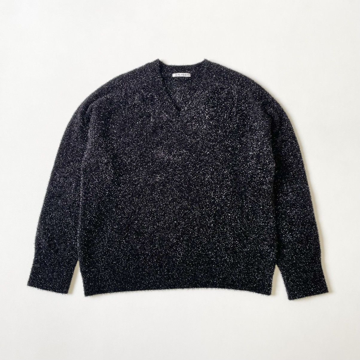 Our Legacy Sample ‘Black Glitter’ Raglan Sweater Size US L / EU 52-54 / 3 - 2 Thumbnail