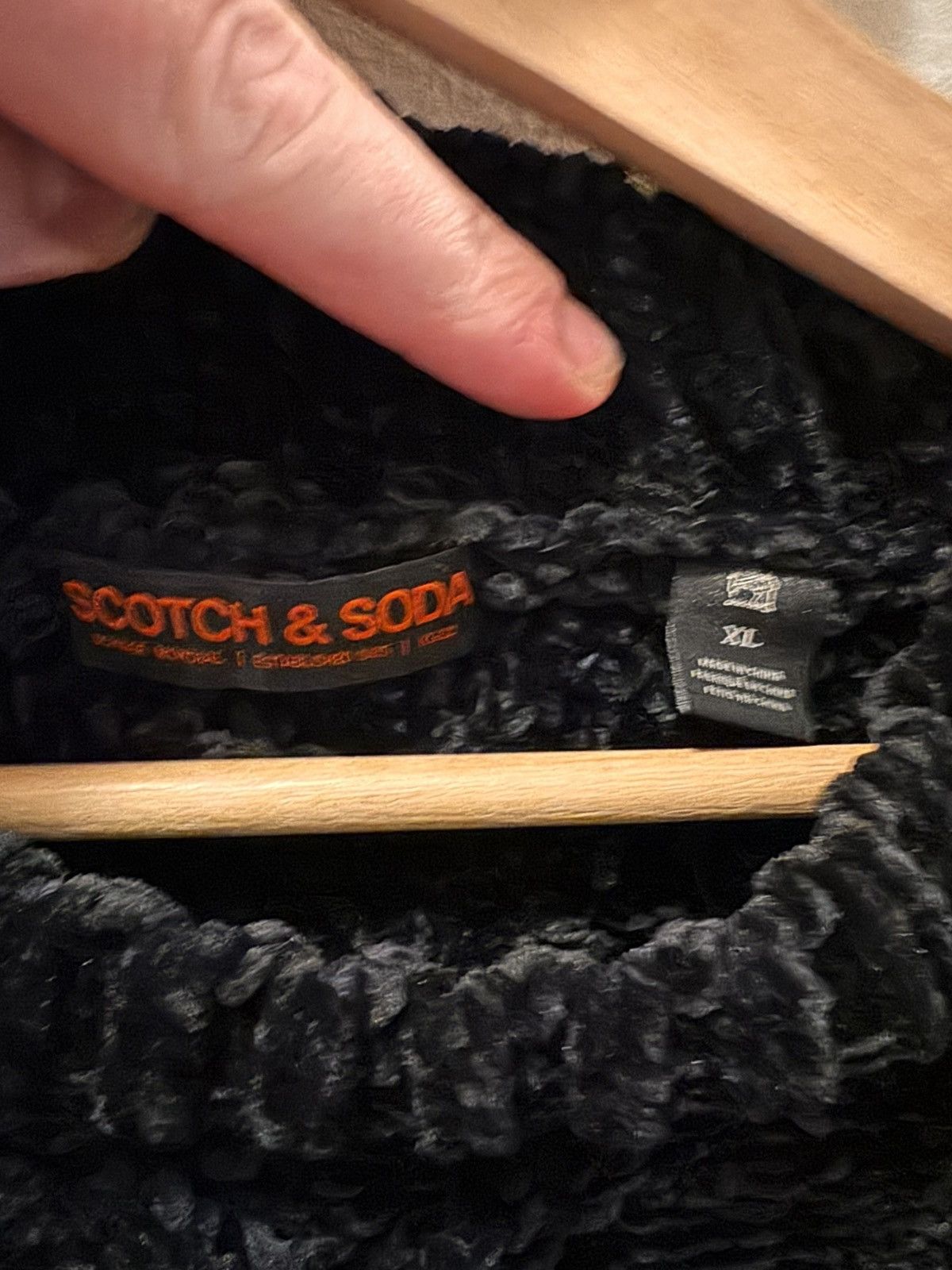 Black Cable Knit Scotch & Soda Sweater