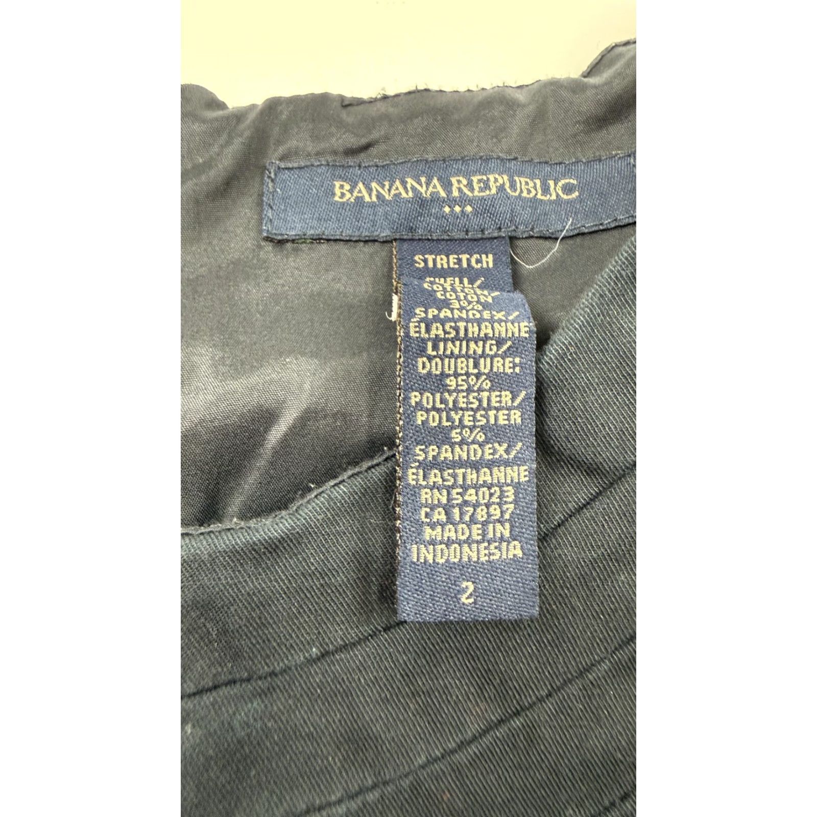 Banana Republic Banana Republic Dress Womens 2 Black Sleeveless Scoop Neck A-Line Work Office Size XS / US 0-2 / IT 36-38 - 3 Thumbnail