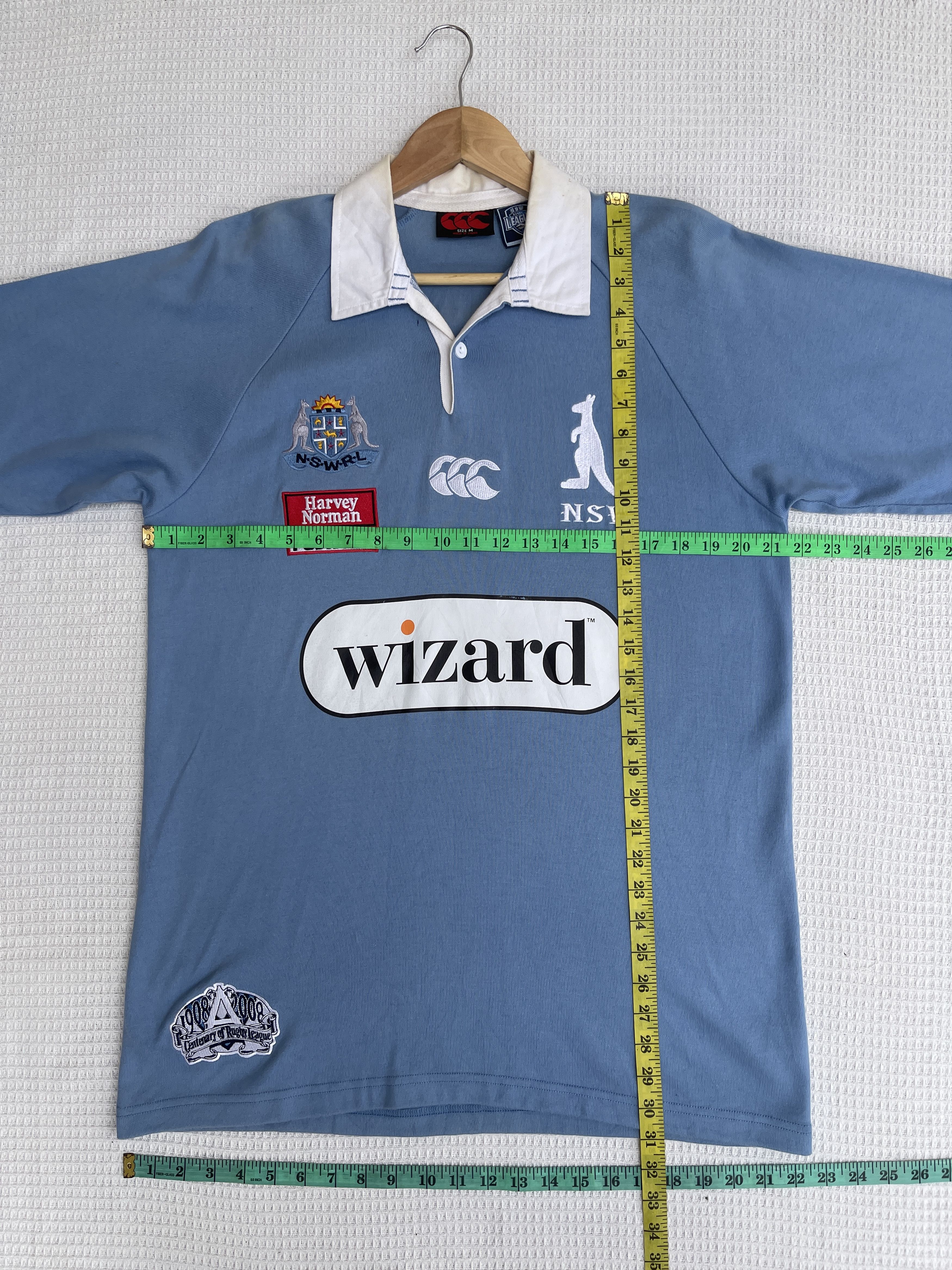 Canterbury of New Zealand LastDrop🔥Vtg Canterbury NSW Blue State Of Origin Rugby Shirt Size US M / EU 48-50 / 2 - 13 Thumbnail