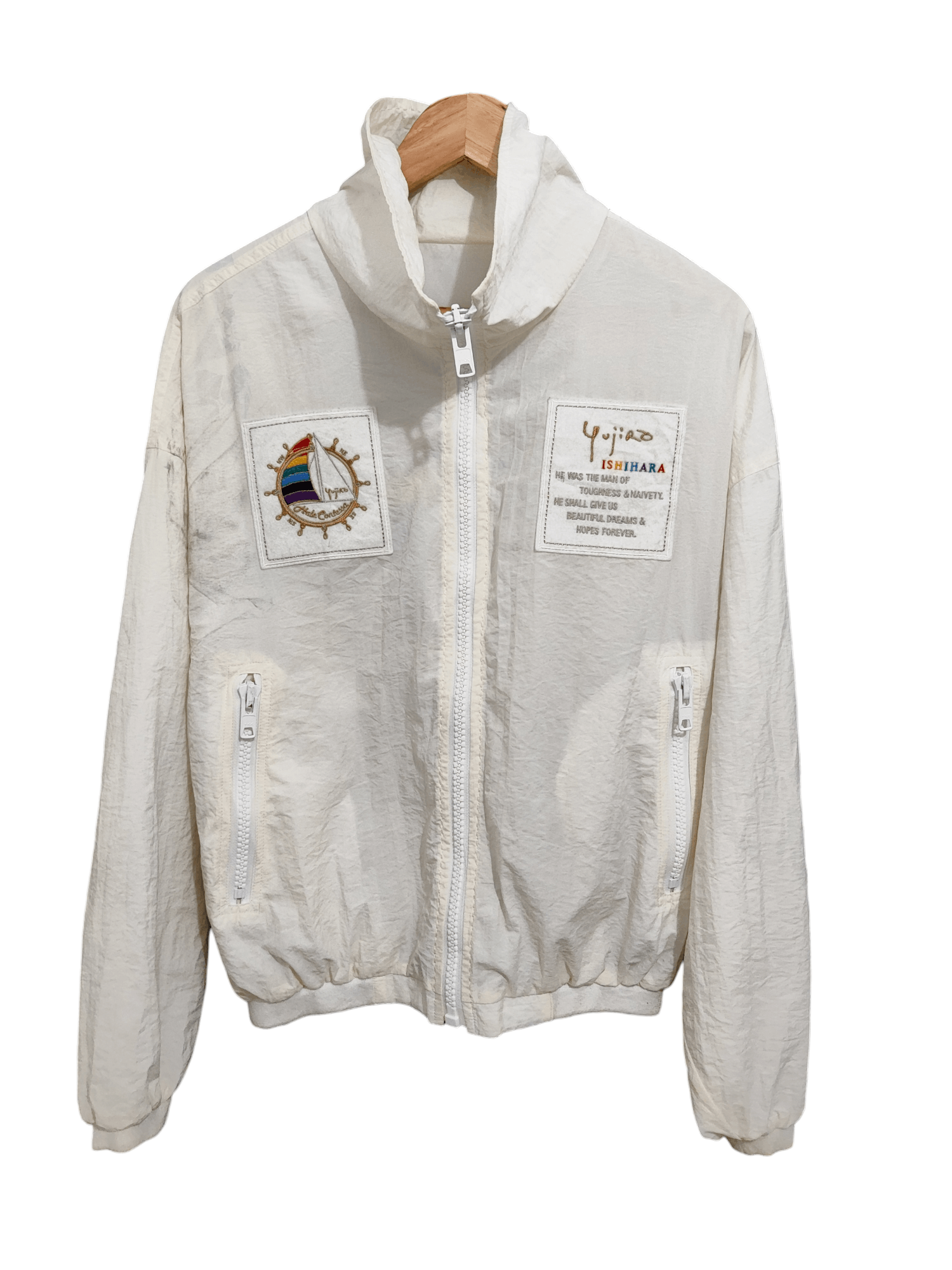 Japanese Brand VINTAGE YUJIRO ISHIHARA REVERSIBLE WINDBREAKER Size US XL / EU 56 / 4 - 2 Thumbnail