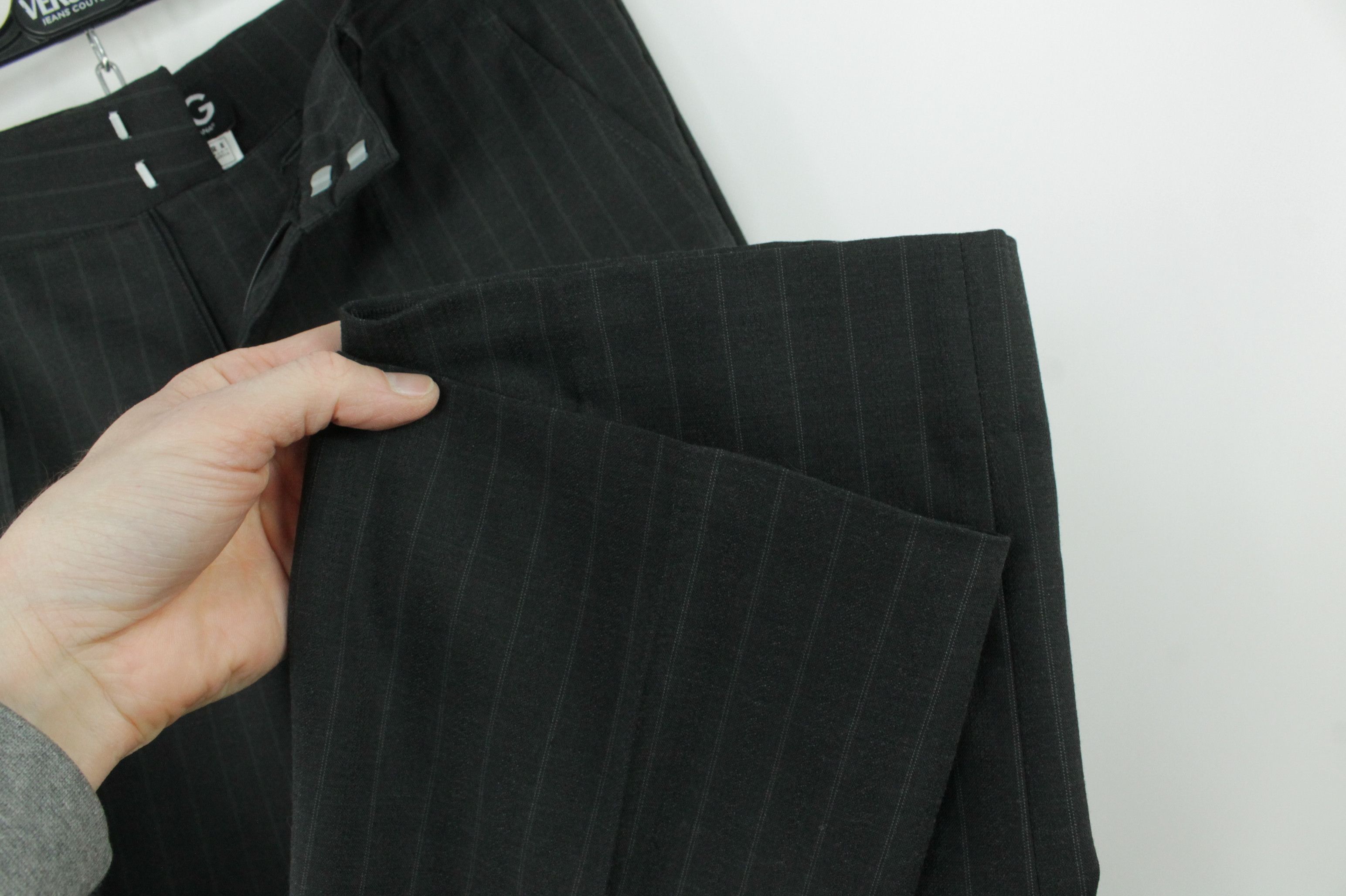Dolce & Gabbana Dolce & Gabbana Striped Wool Formal Slim Fit Suit Men's Size 42R - 15 Thumbnail