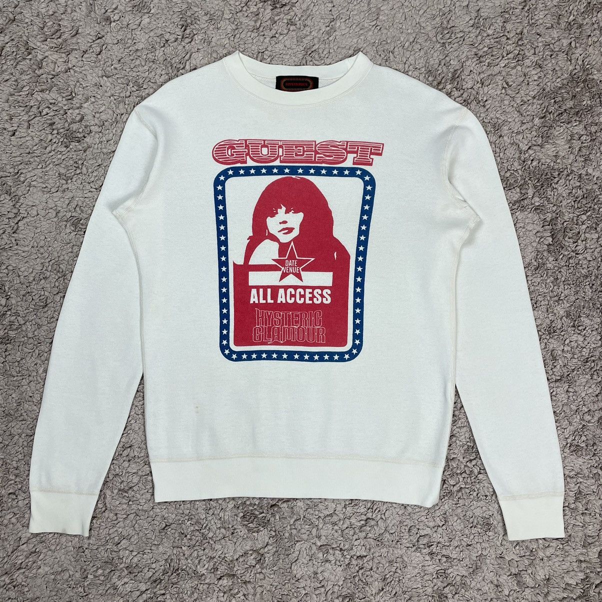 image of Hysterics By Hysteric Glamour Sweatshirt in White, Women's (Size Small)