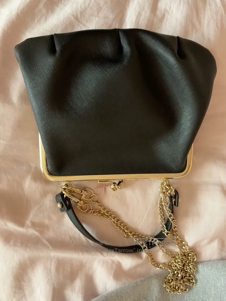 Vivienne Westwood Vivienne Westwood size os Dumpling Bag Black and Gold Cross Size ONE SIZE - 4 Thumbnail