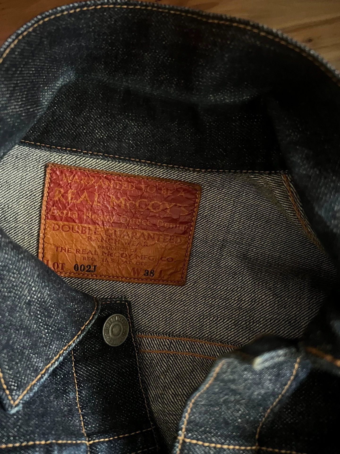 The Real McCoy's Real McCoy's 2nd Gen Selvedge Denim Jacket 38 Classic Fit Size US S / EU 44-46 / 1 - 8 Thumbnail