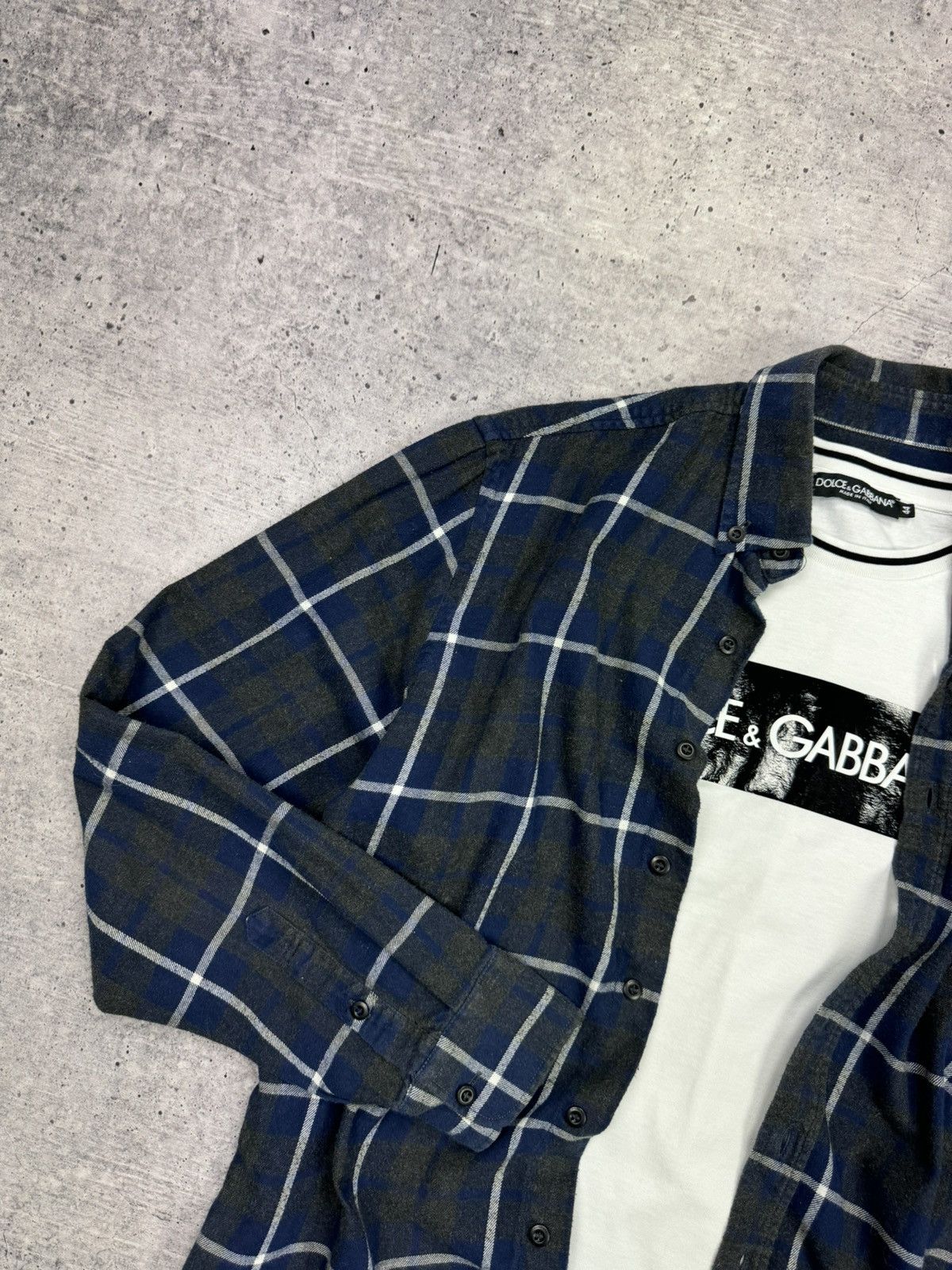 Designer × Vintage Vintage Y2K Plaid Flannel Checkered Shirt Travis Scott Style Size US S / EU 44-46 / 1 - 6 Thumbnail