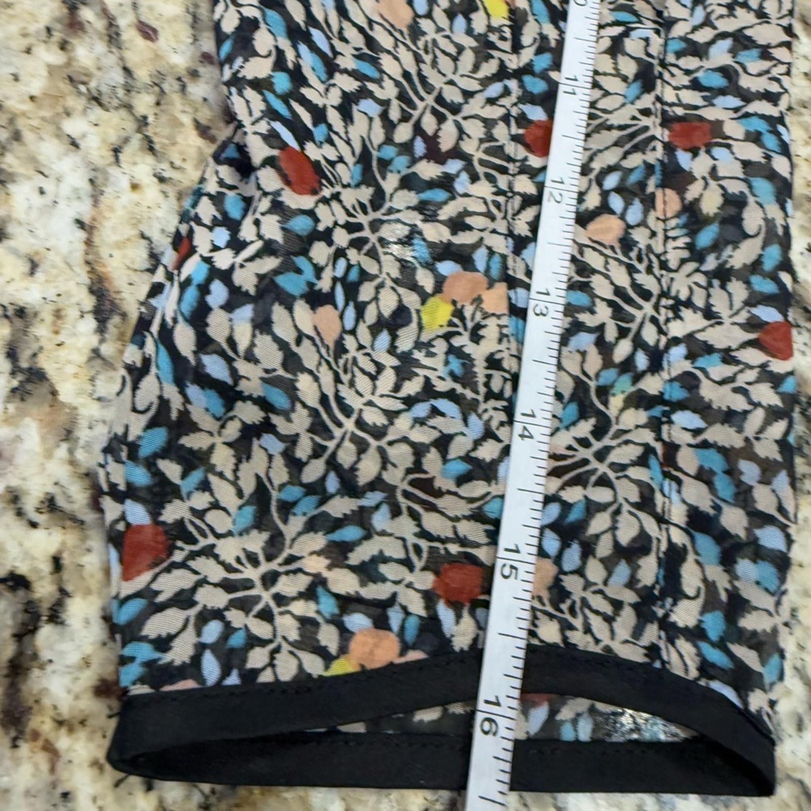 Bar III Bar lll ditsy floral top back cutouts SZ XS Size XS / US 0-2 / IT 36-38 - 9 Thumbnail