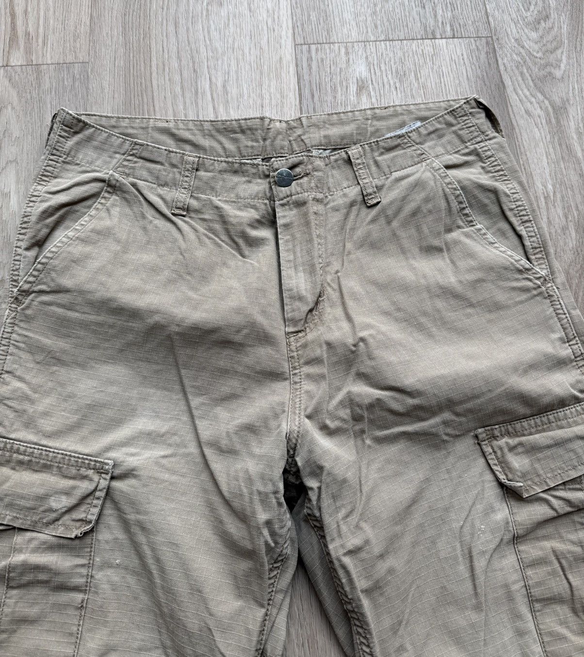 Carhartt Vintage Carhartt Regular Cargo Beige Pants Mens Size 30x32 Size US 30 / EU 46 - 6 Thumbnail