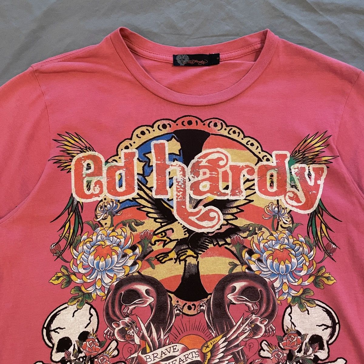 Christian Audigier Ed Hardy Skull Y2K punk T-shirt Size US S / EU 44-46 / 1 - 3 Thumbnail