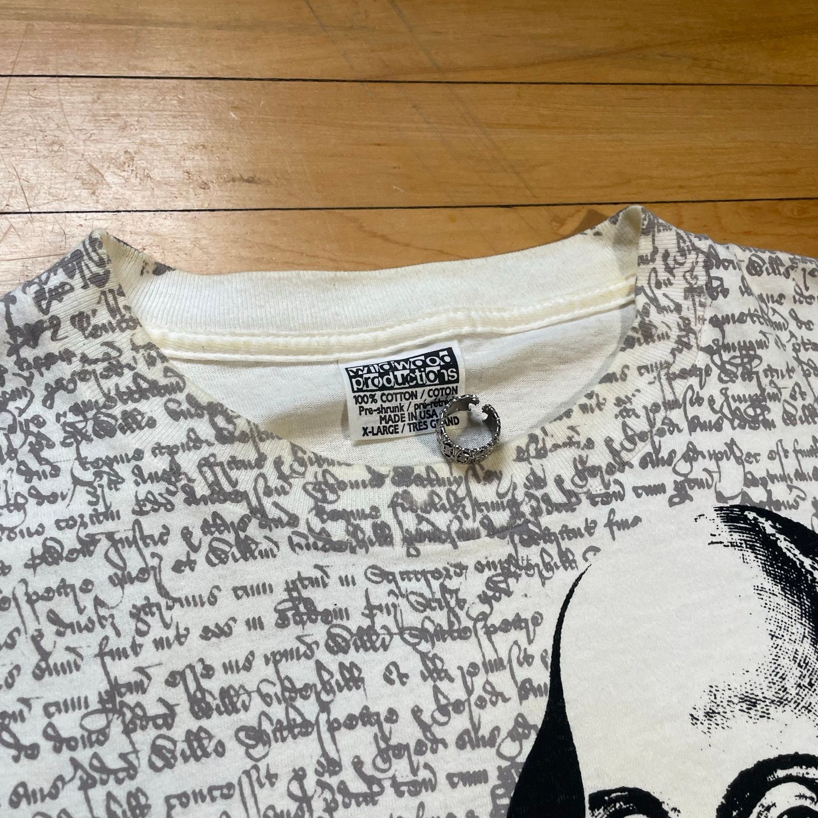 Vintage 1995 Shakespeare Globe Theatre AOP T Shirt XL Wildwood USA Size US XL / EU 56 / 4 - 2 Thumbnail