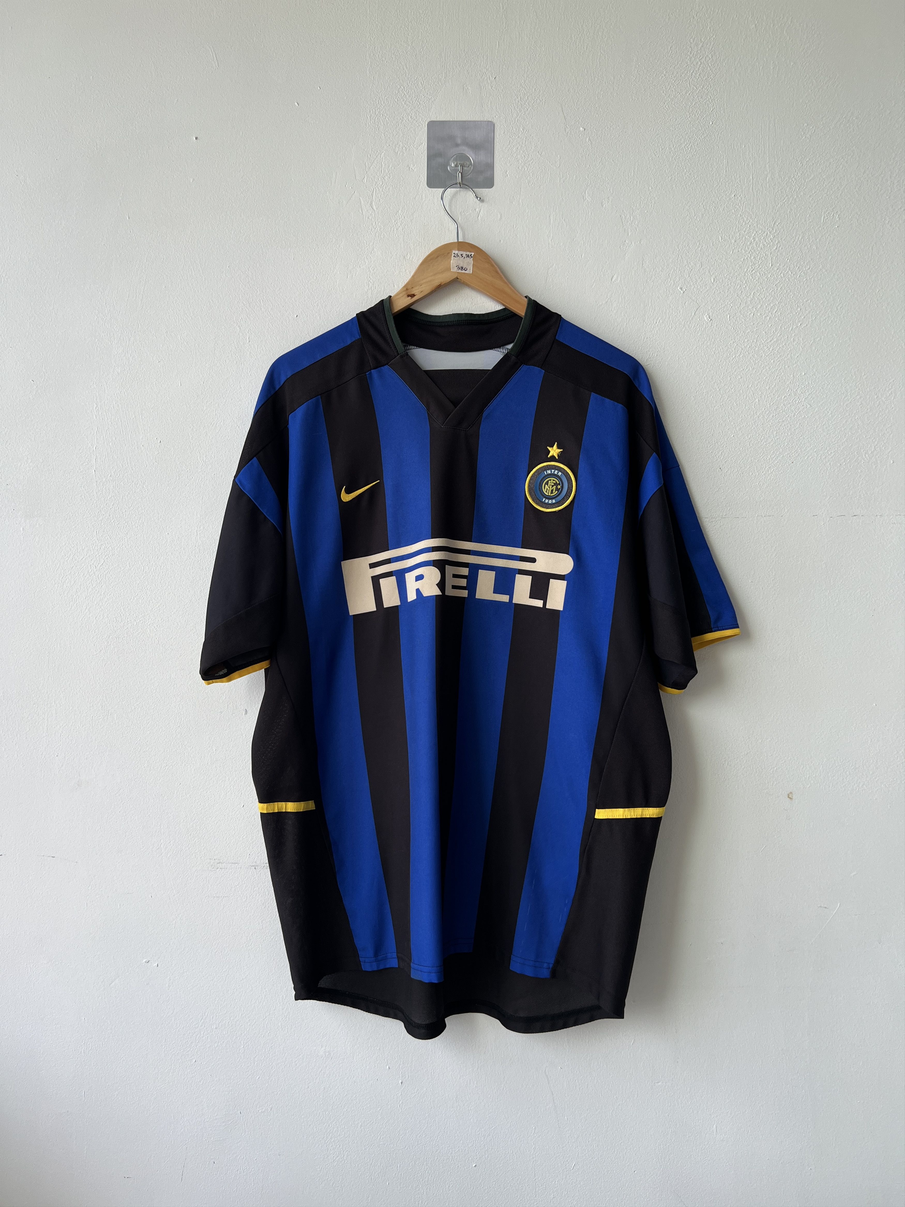 Nike (L fits XL) Inter Milan 2002-03 Home Kit Batistuta #19 Size US L / EU 52-54 / 3 - 2 Thumbnail