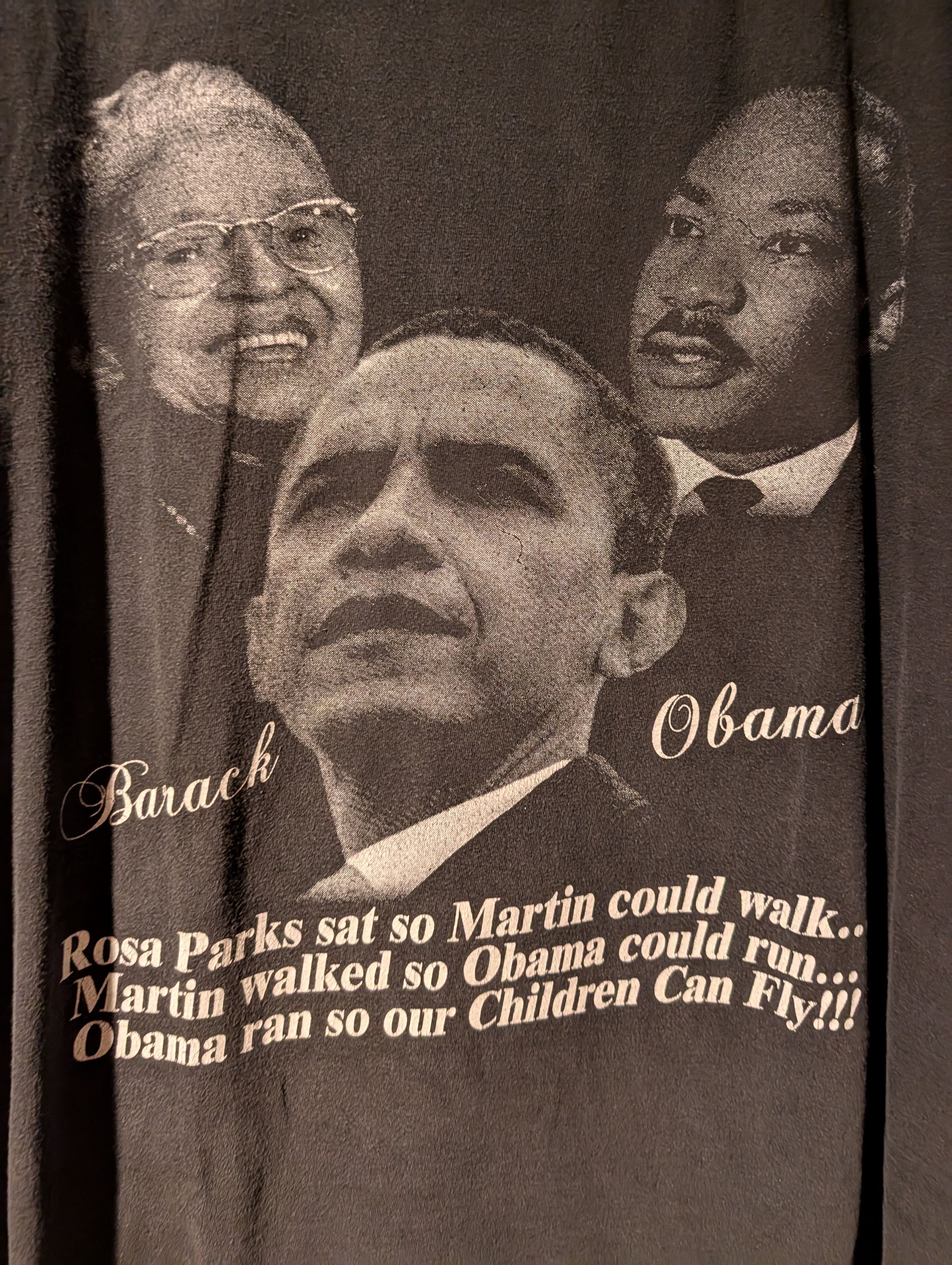 Arts & Science VINTAGE Barack Obama MLK T-Shirt Black History Civil Rights Size US XXL / EU 58 / 5 - 2 Thumbnail