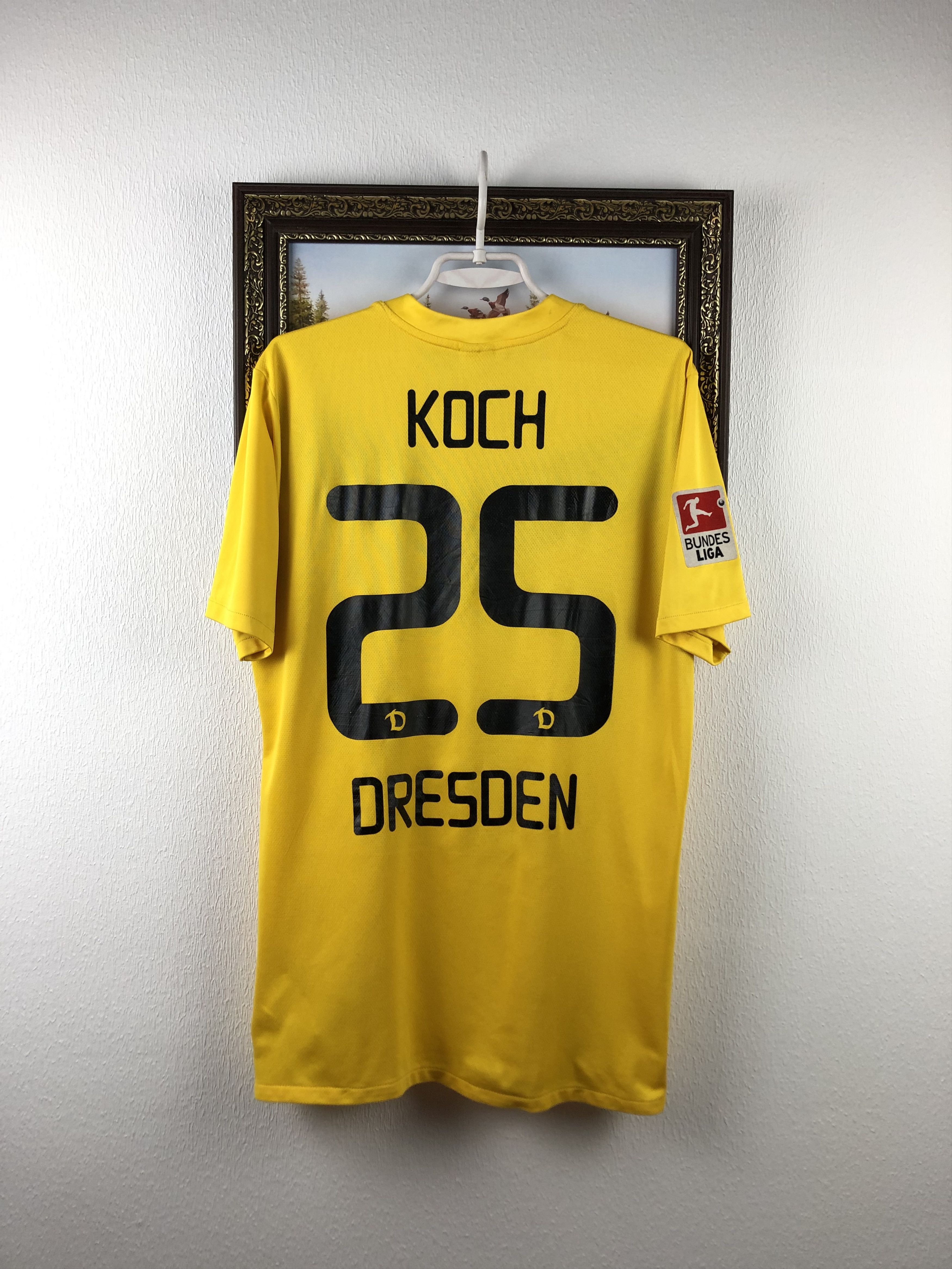 Nike Dynamo Dresden shirt 2011 Soccer Koch Jersey Player Issue Size US L / EU 52-54 / 3 - 1 Thumbnail