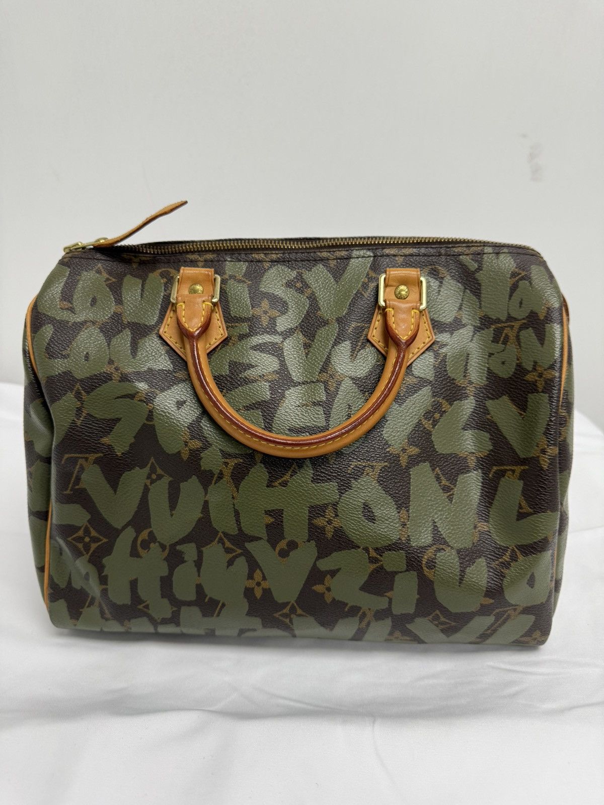 Louis Vuitton × Stephen Sprouse Louis Vuitton Stephen Sprouse Green Graffiti Speedy 30 Size ONE SIZE - 1 Thumbnail