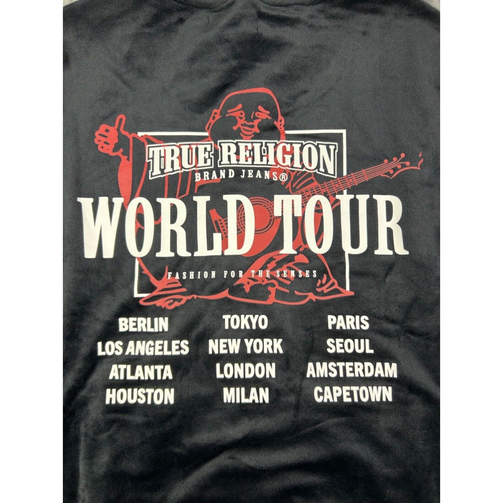 True Religion True Religion Velour Track Jacket Men’s Medium Black World Size US M / EU 48-50 / 2 - 14 Thumbnail