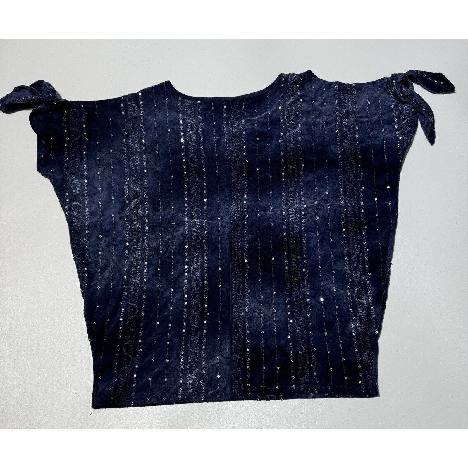 Other Y2k 2000s Sami & Jo Top S Sequins Ethereal Dark Fairy Grunge Size S / US 4 / IT 40 - 2 Thumbnail