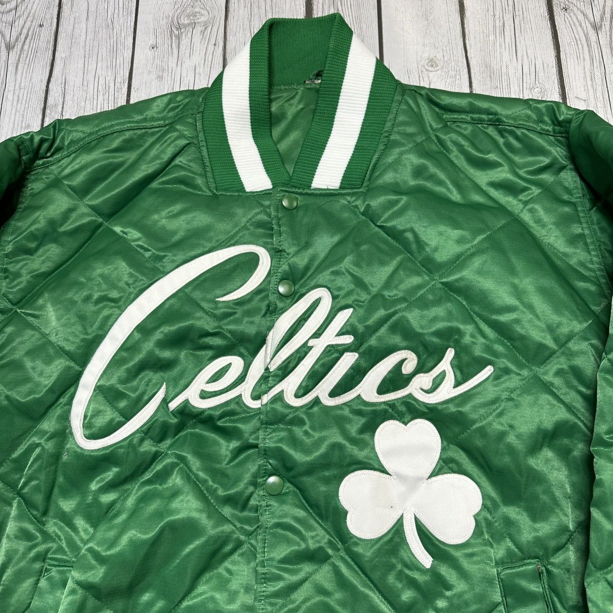 NBA Vintage Boston Celtics bomber jacket Size US XXL / EU 58 / 5 - 3 Thumbnail