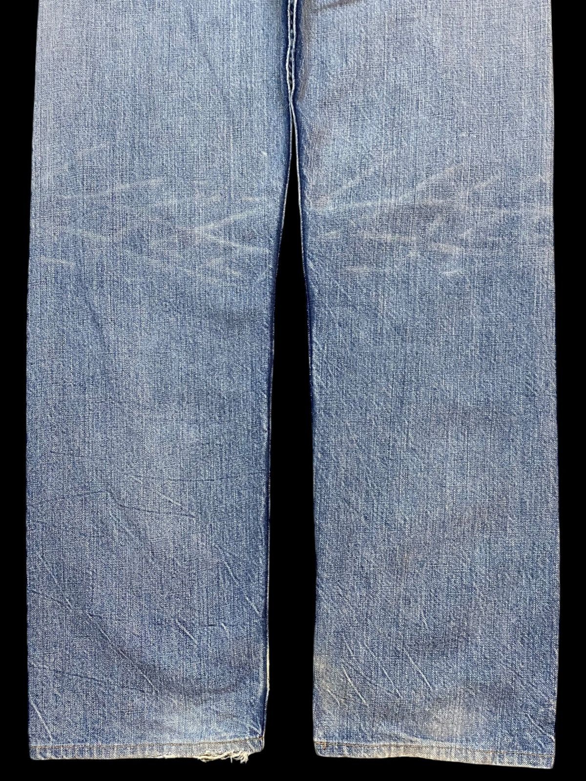 Levi's Vintage Levis 501 Y2K Faded Wash Distressed Loose Jeans Size US 30 / EU 46 - 6 Thumbnail