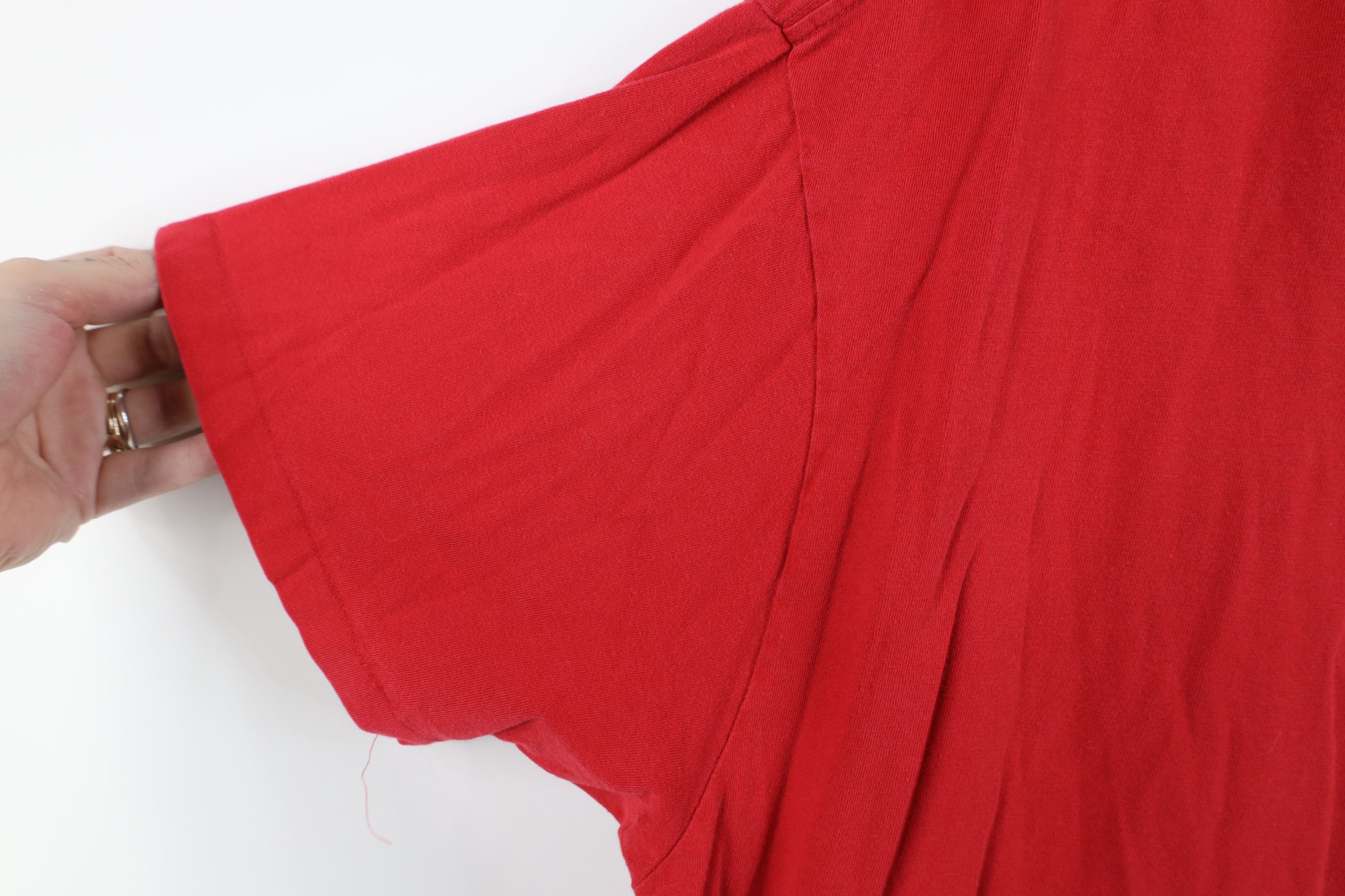Ralph Lauren Vintage 90s Ralph Lauren Pocket T-Shirt Red Cotton USA Size US M / EU 48-50 / 2 - 12 Thumbnail
