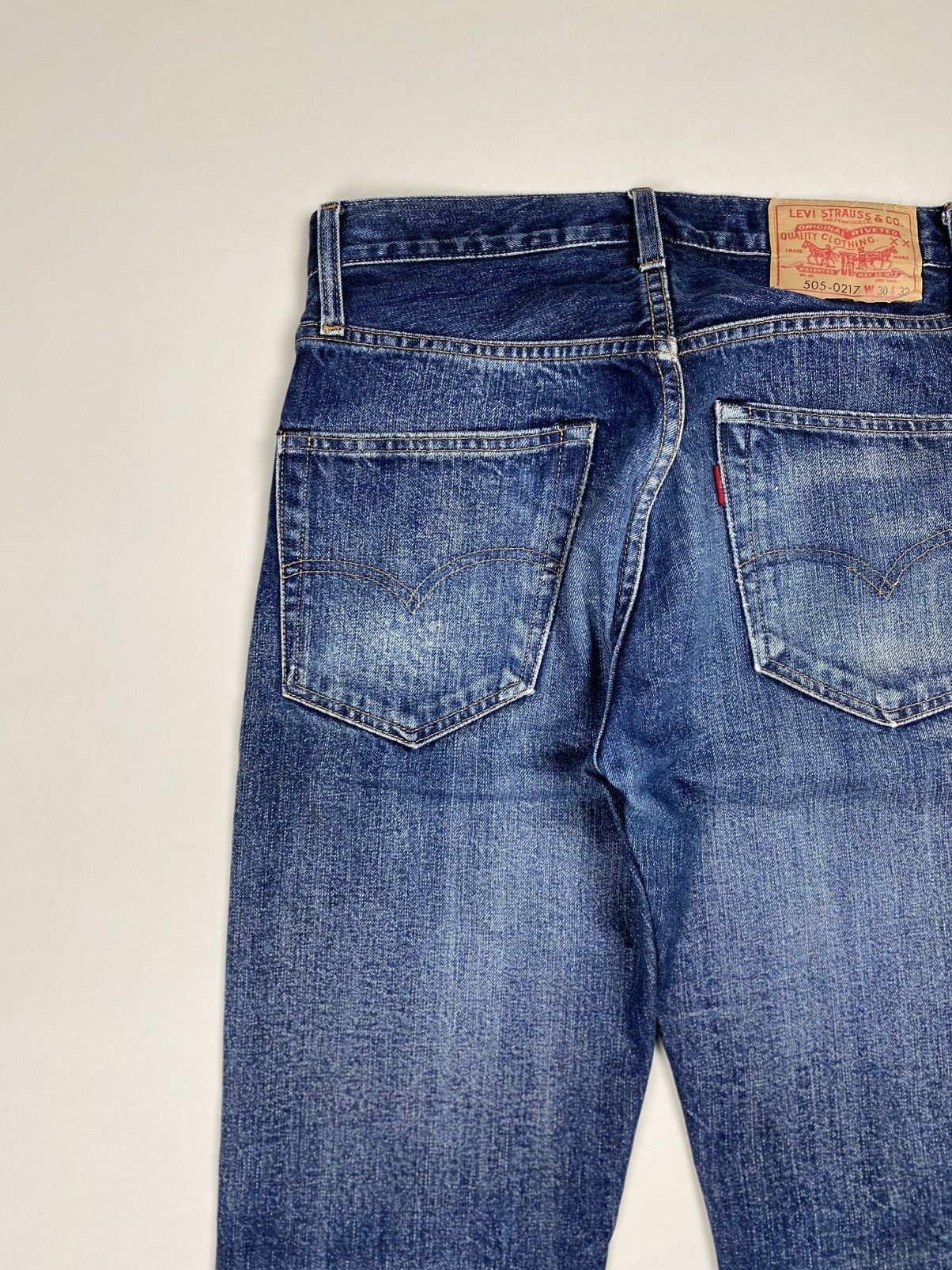 Levi's Vintage Clothing Levis Vintage Clothing 505-0217 Selvedge Denim Big E Jeans Size US 30 / EU 46 - 6 Thumbnail