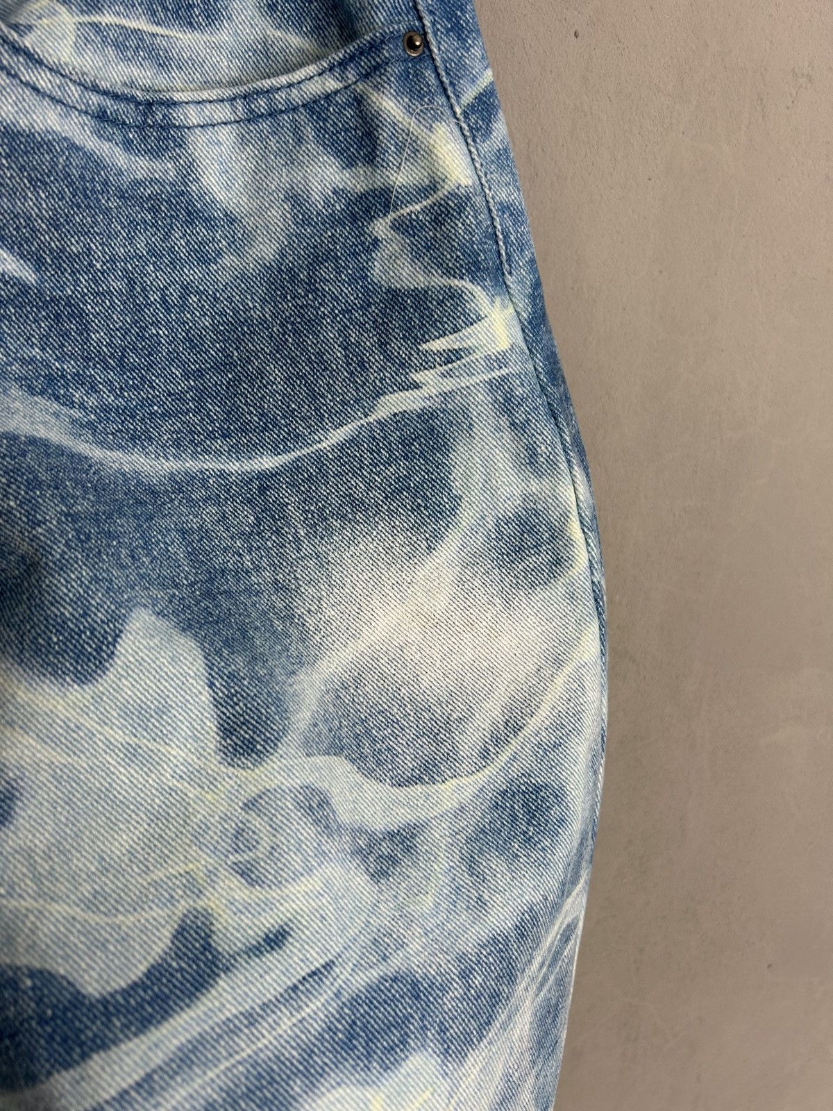 Jaded London Jaded London Water Print W36 L30 Baggy Skate Fit Denim Pants Size US 36 / EU 52 - 5 Thumbnail