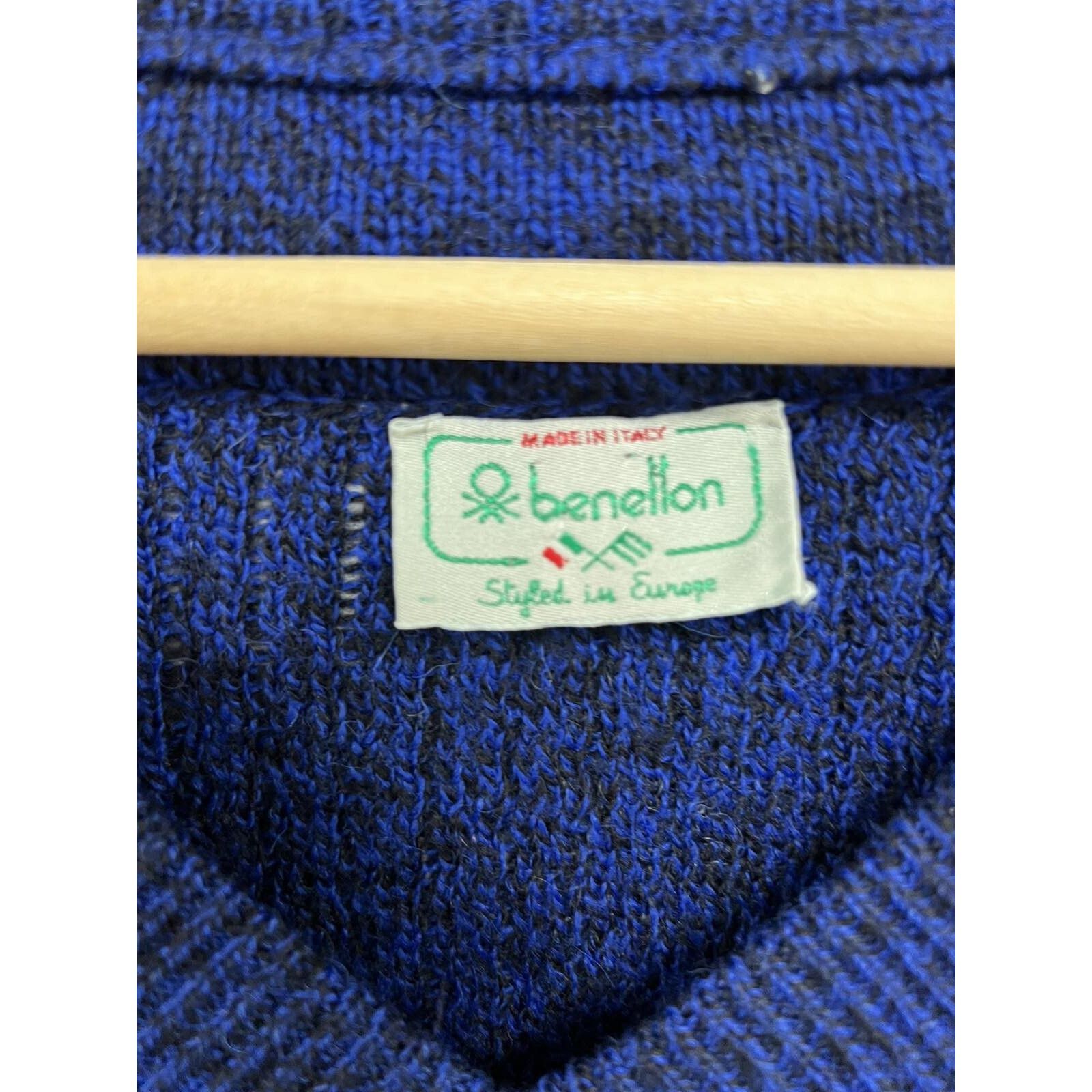 United Colors Of Benetton Benetton wool United Colors Italy wool Sweater Men L A001478 Size US L / EU 52-54 / 3 - 8 Thumbnail