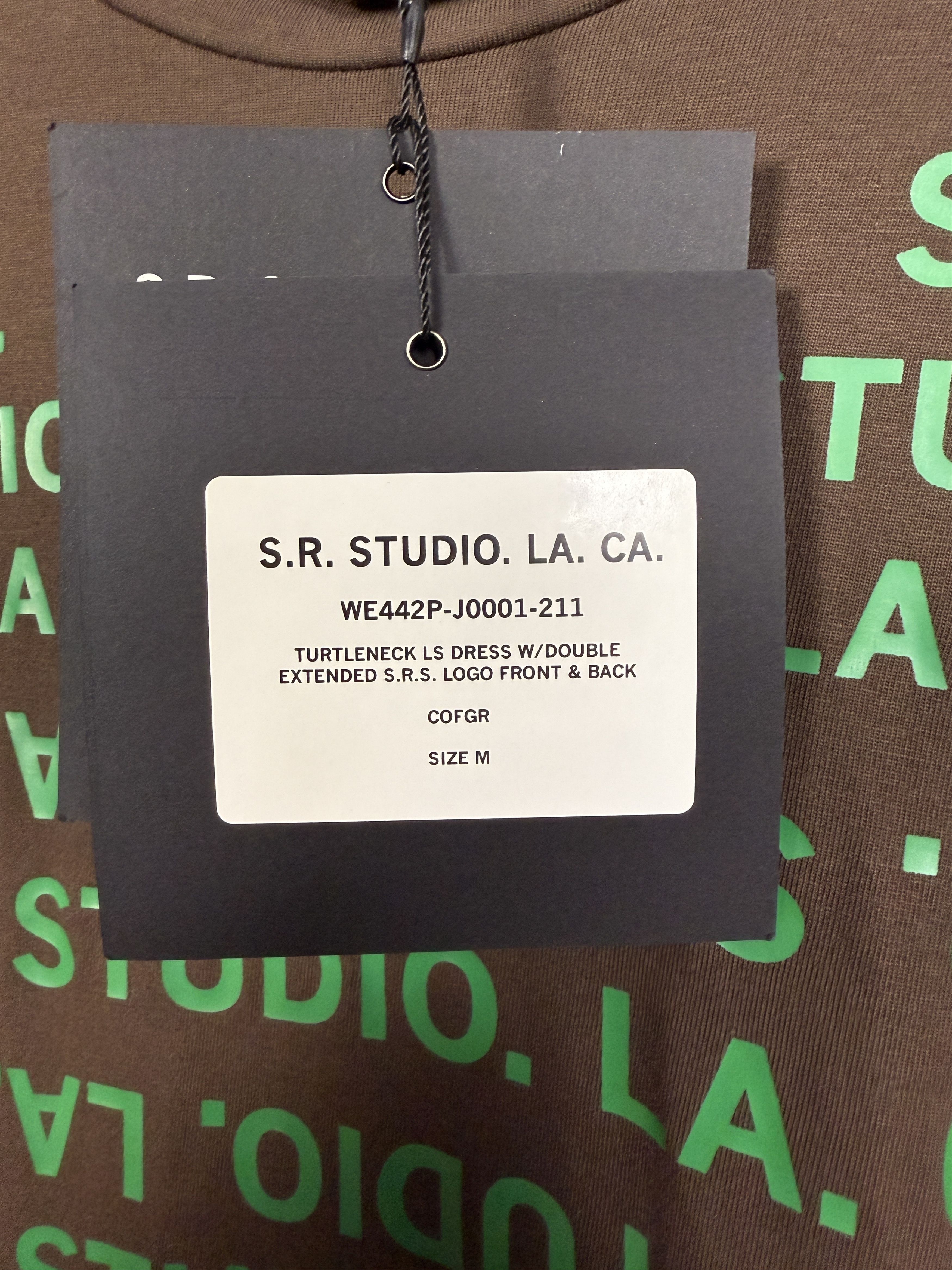 Sterling Ruby $1055 S.R. Studio S.R.S. Logo Long Sleeve Turtleneck Dress Size M / US 6-8 / IT 42-44 - 9 Thumbnail