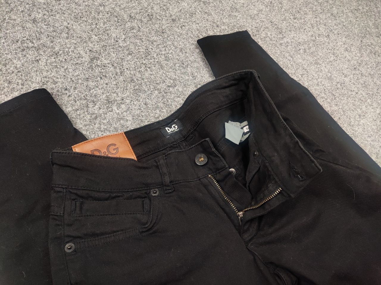 Dolce & Gabbana Dolce & Gabbana vintage black trousers Zip Ankle Slim Jeans Size 25" / US 0 / IT 36 - 9 Thumbnail