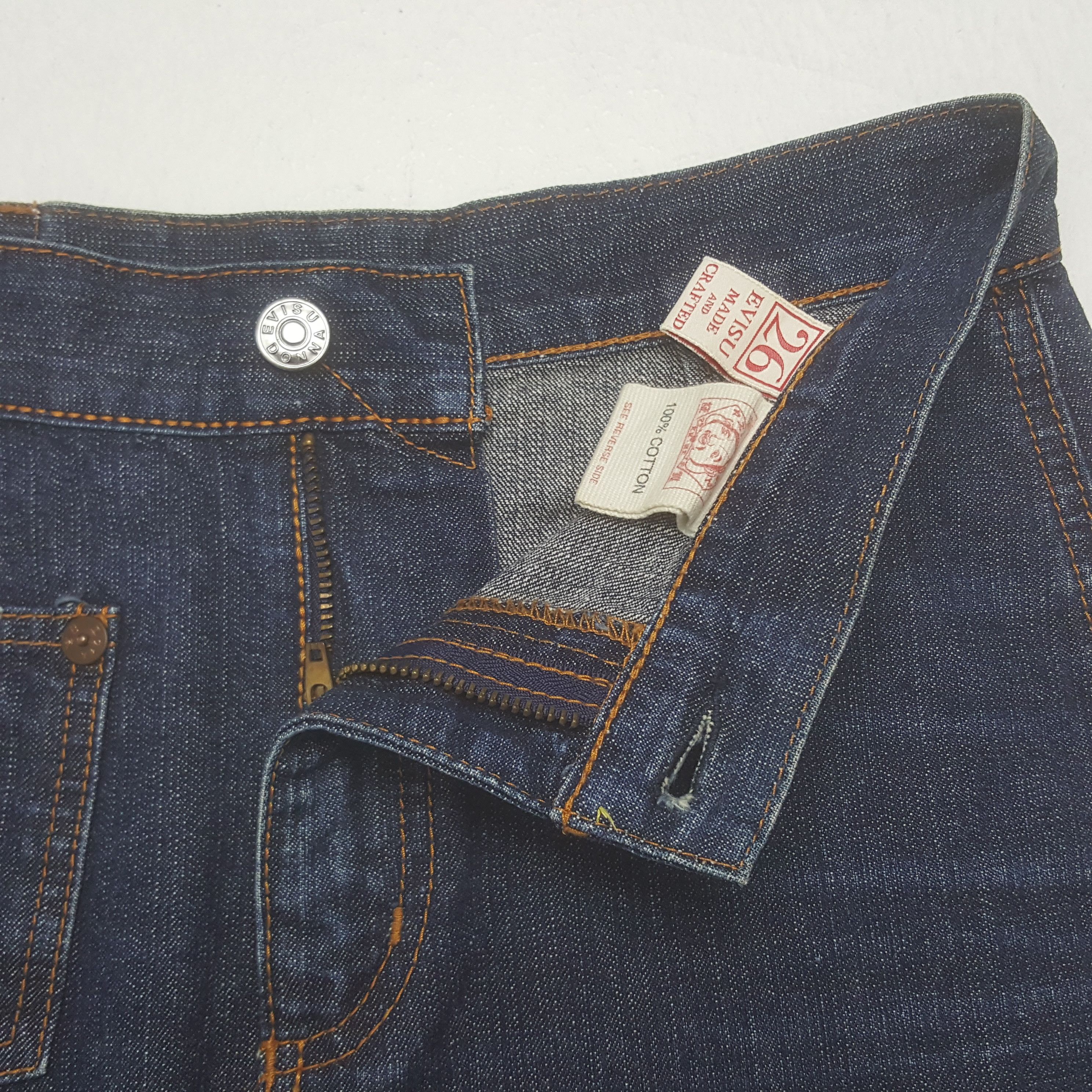 Evisu Vintage Evisu Japanese Brand Daicock Art Denim Skirts Size 25" / US 0 / IT 36 - 5 Thumbnail