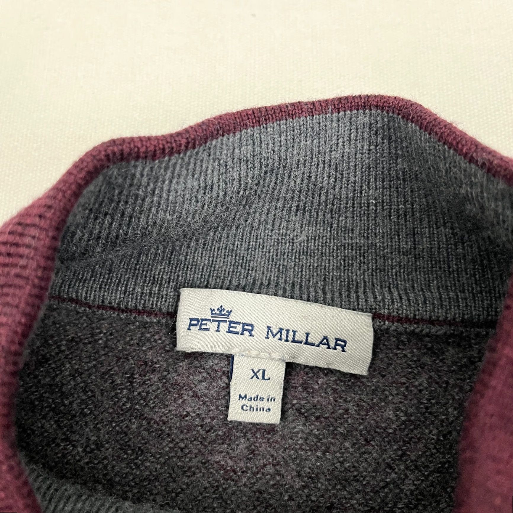 Peter Millar Peter Millar Sweater Mens M Red Extra Fine Merino Wool Quarter Zip Pullover Size US M / EU 48-50 / 2 - 3 Thumbnail