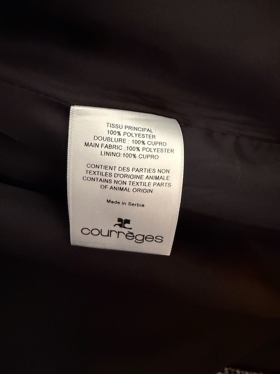 Courreges Courreges Oversized Drop Shoulder Check Coat Size US M / EU 48-50 / 2 - 8 Thumbnail